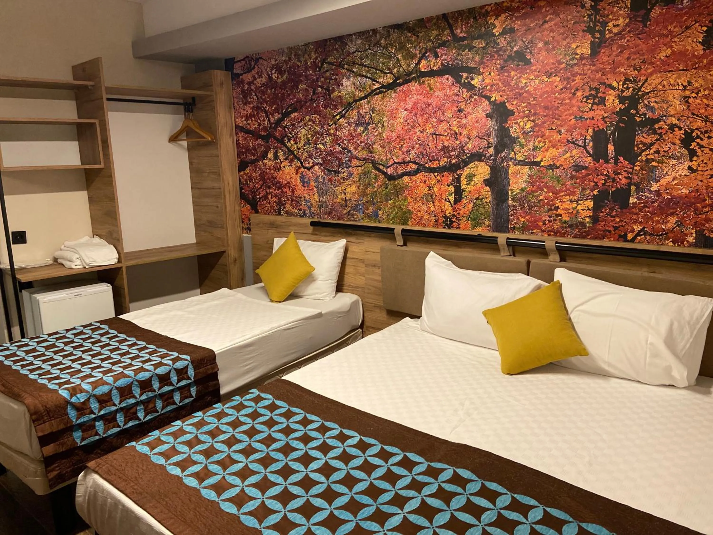 Bed in Lupo Libero Hotel Spa