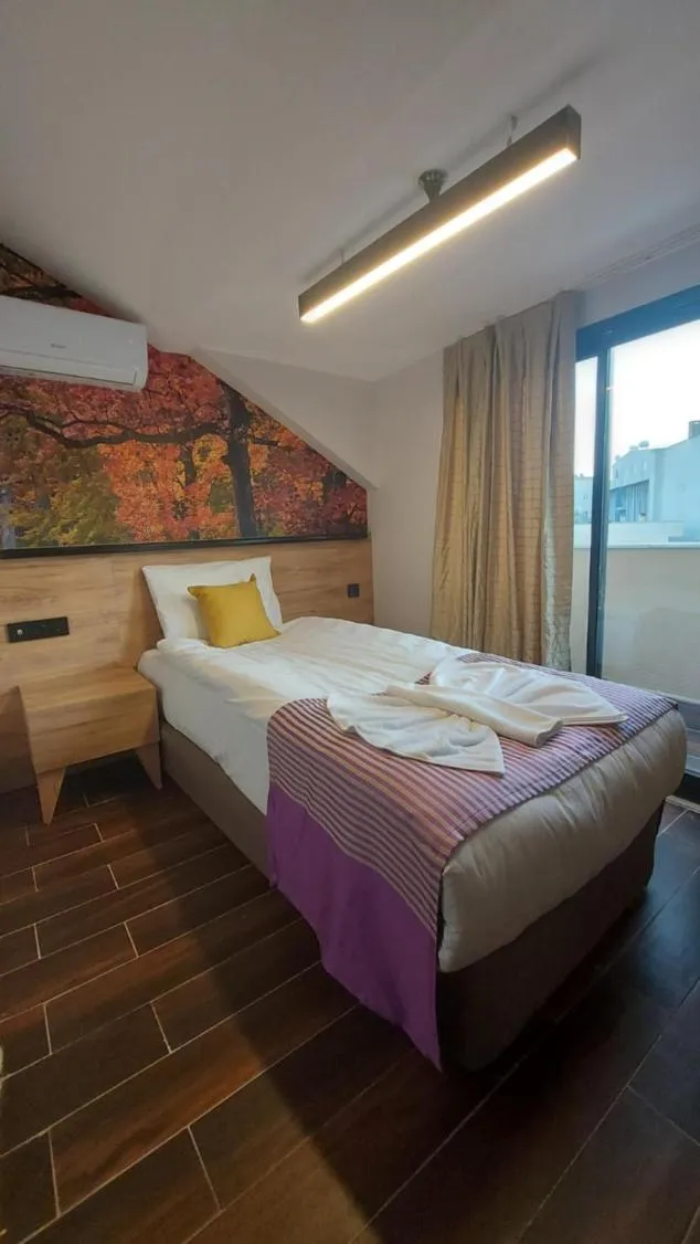 Bed in Lupo Libero Hotel Spa