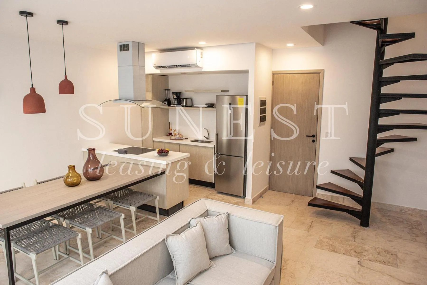 Kitchen or kitchenette in Hunab Tulum