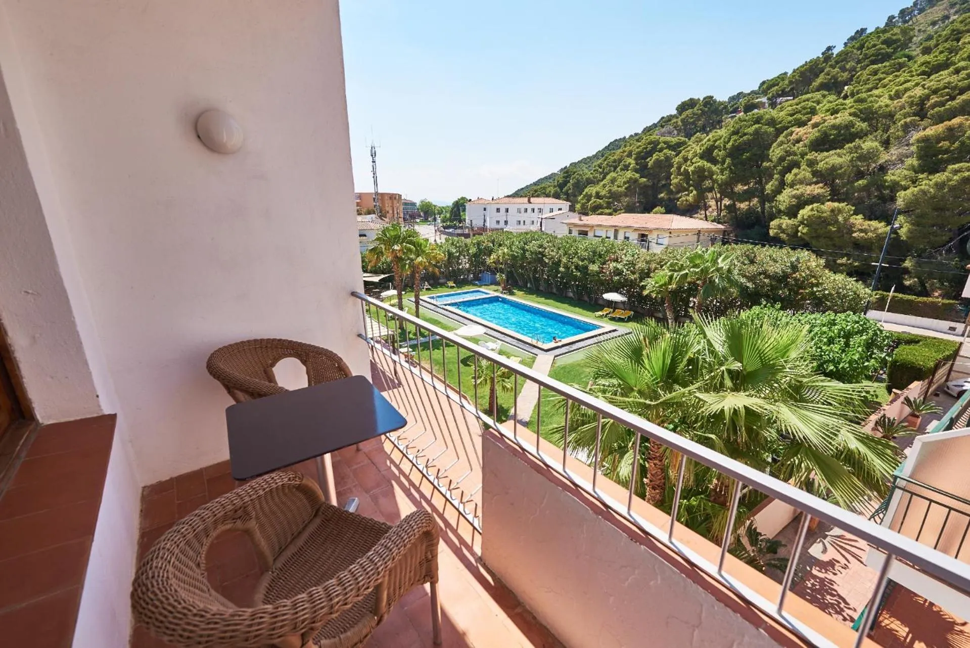 Pool view in Checkin Flamingo