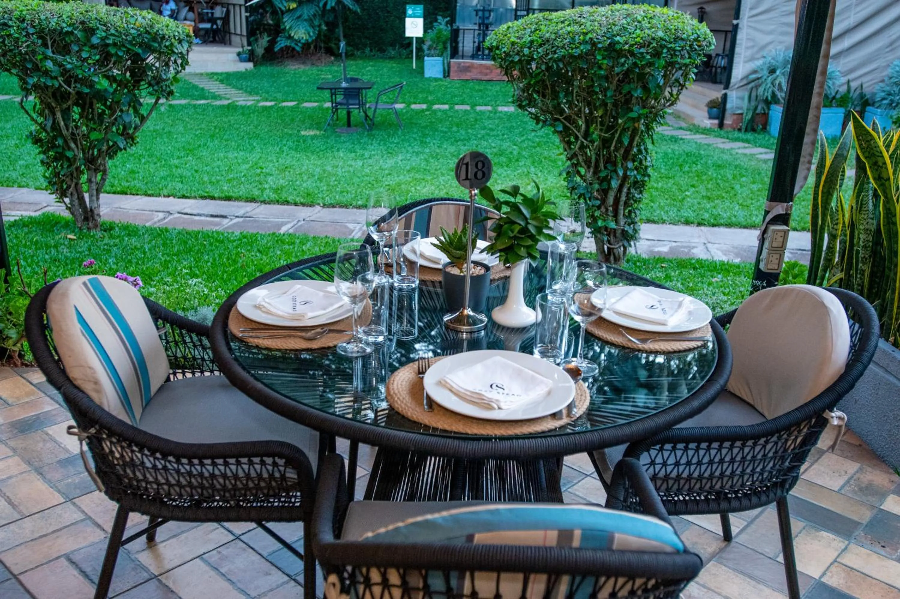 Patio in Cozy Stead Hotel - Garden House, Gigiri