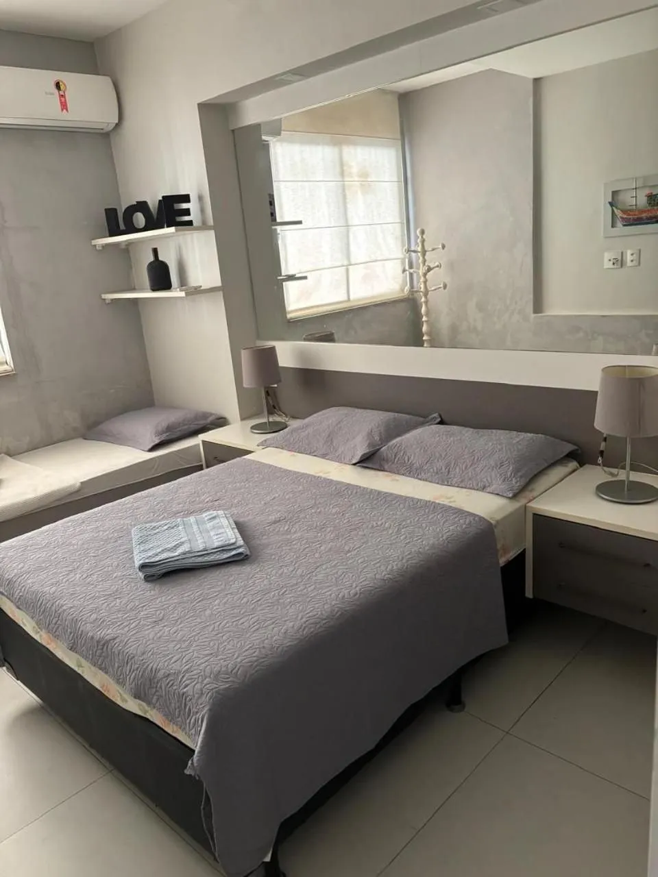 Bed in Flat Praia de Copacabana - Pé na Areia