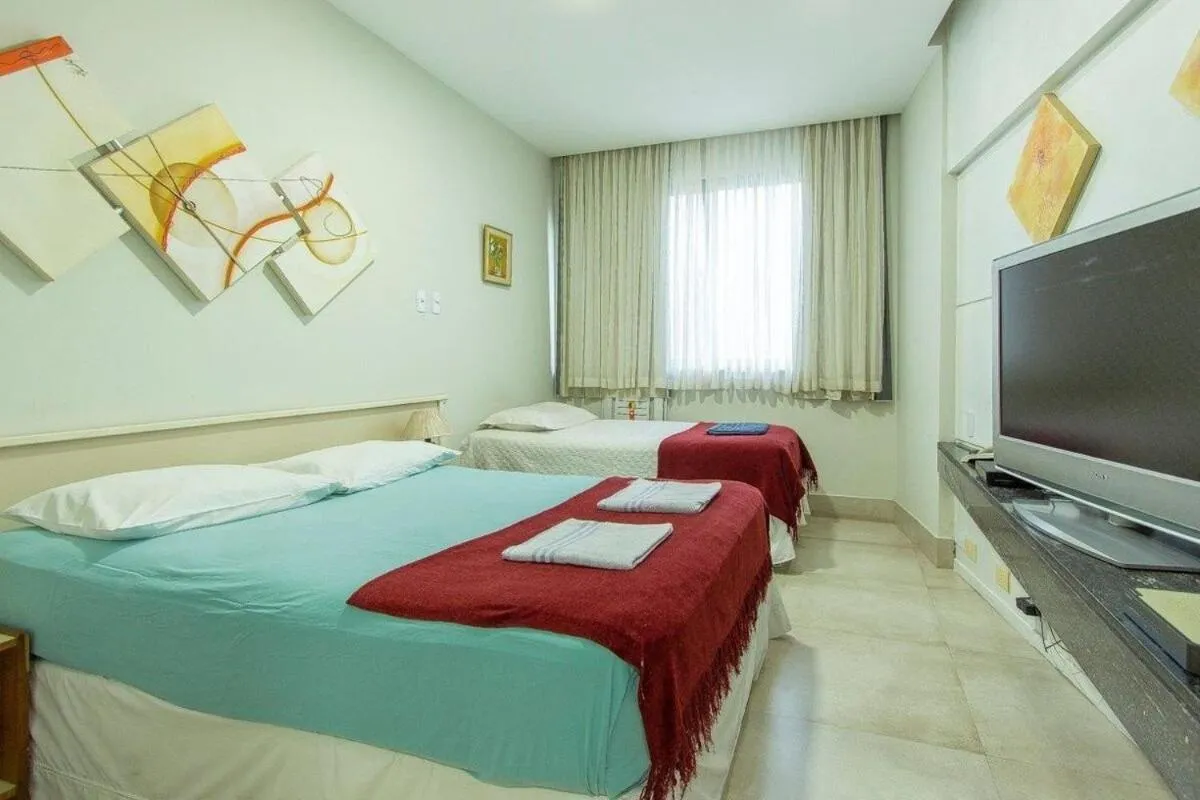 Bed in Flat Praia de Copacabana - Pé na Areia