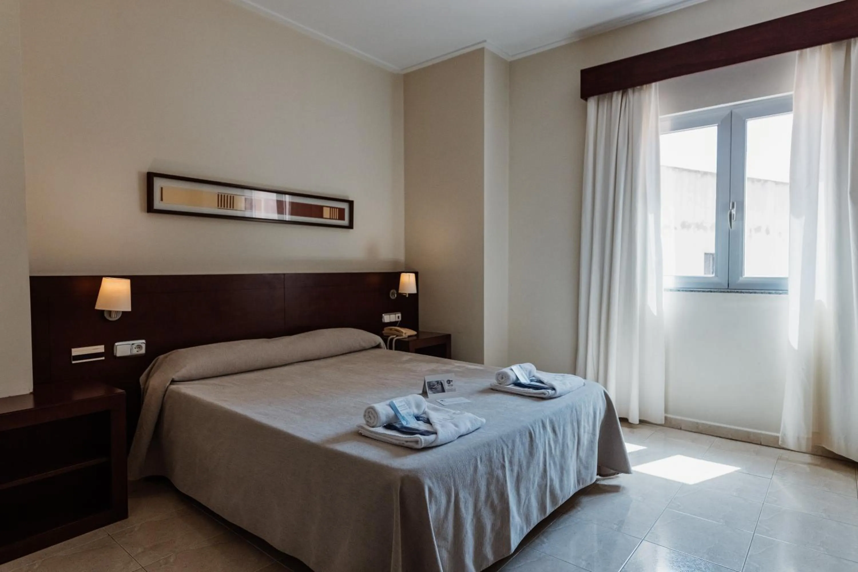 Bed in Hotel Traíña