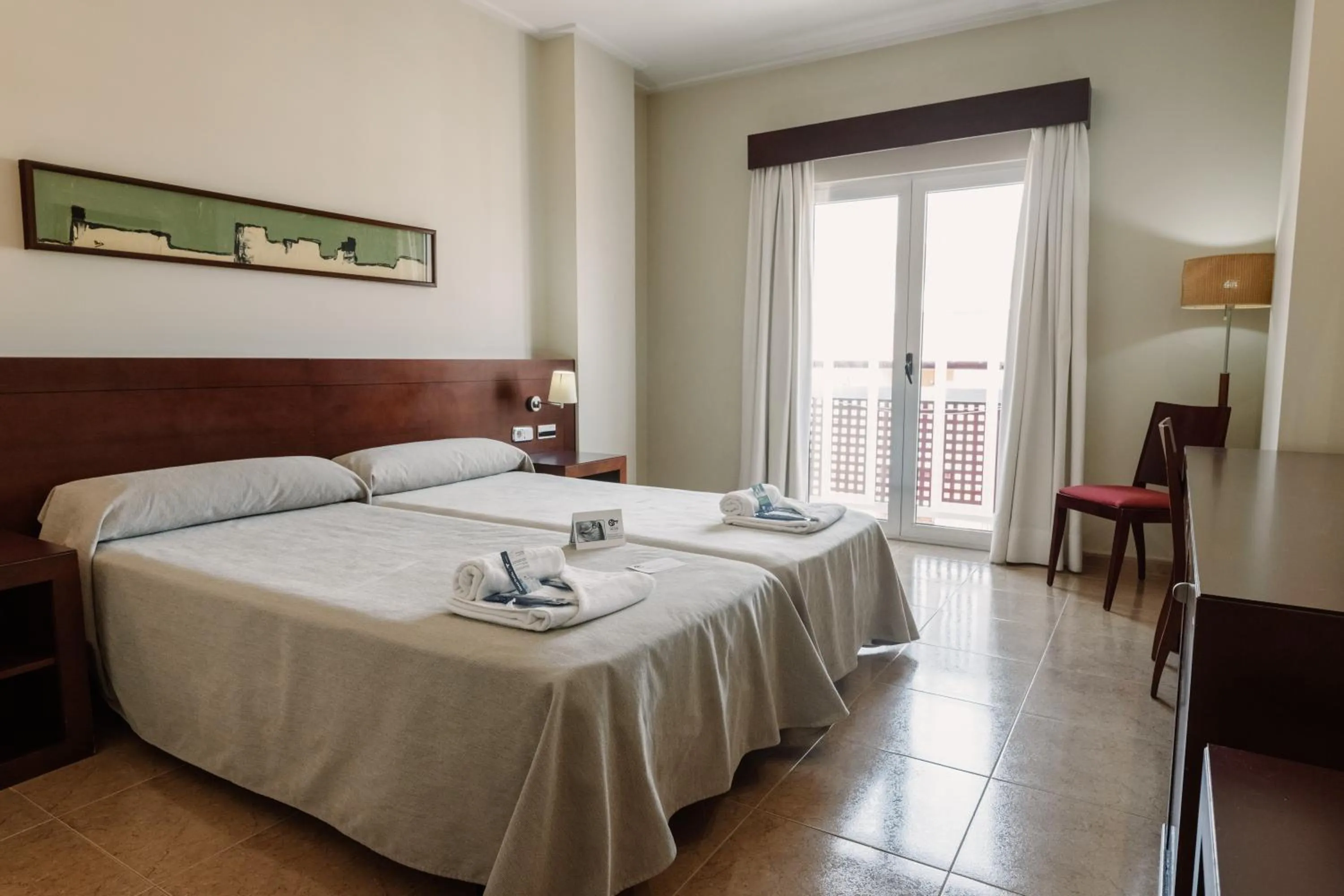 Bed in Hotel Traíña