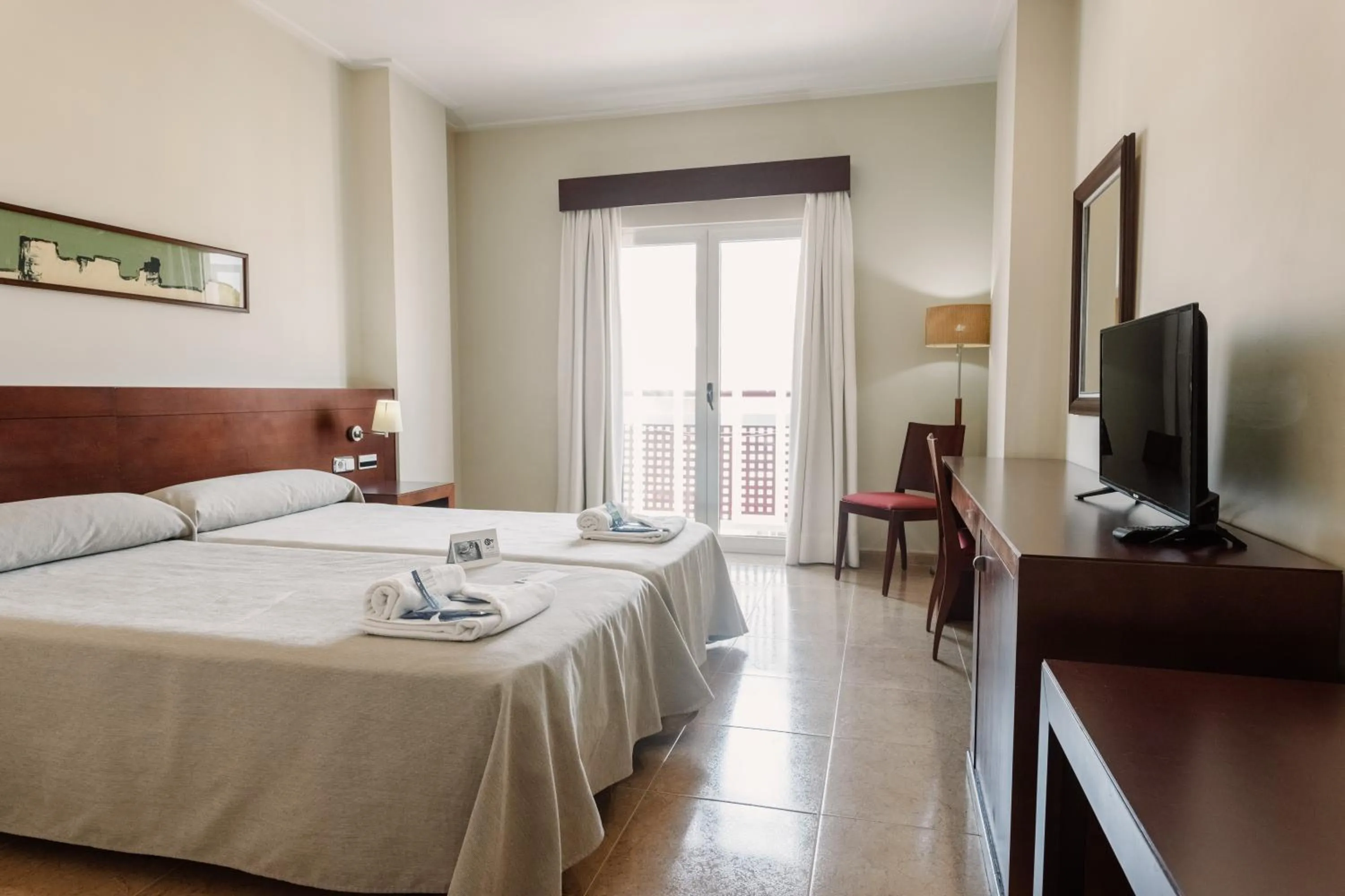 Bed in Hotel Traíña