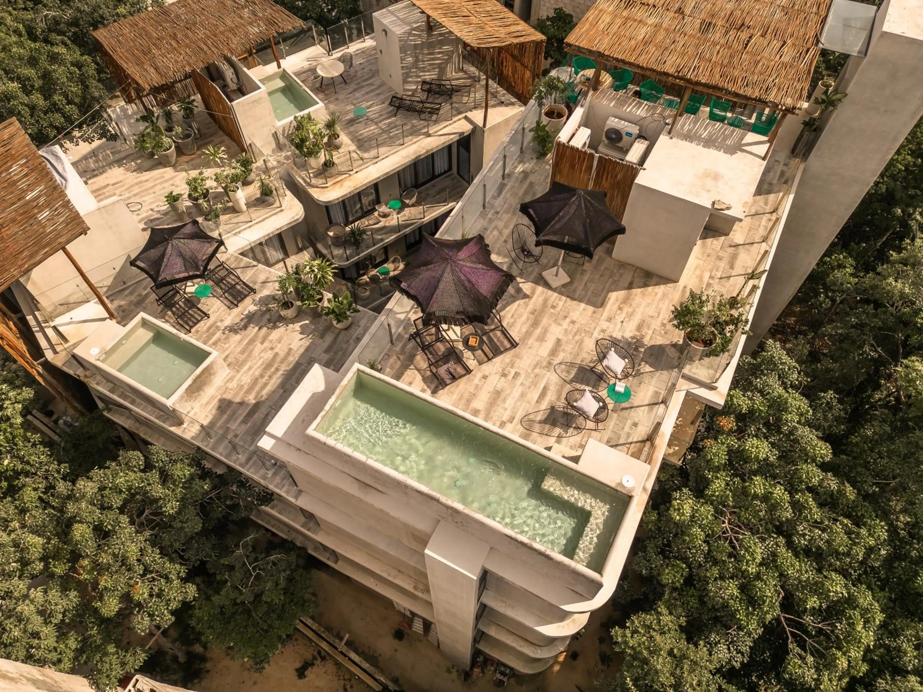 Bird's eye view in NAJ TULUM