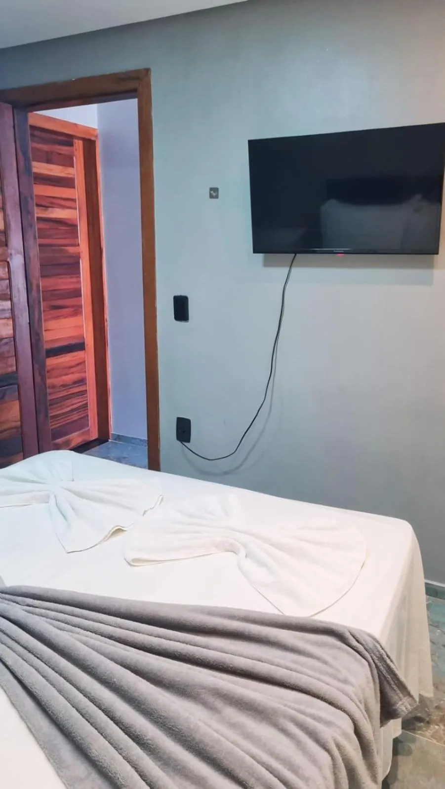 Bed in Milos Hotel Icaraizinho