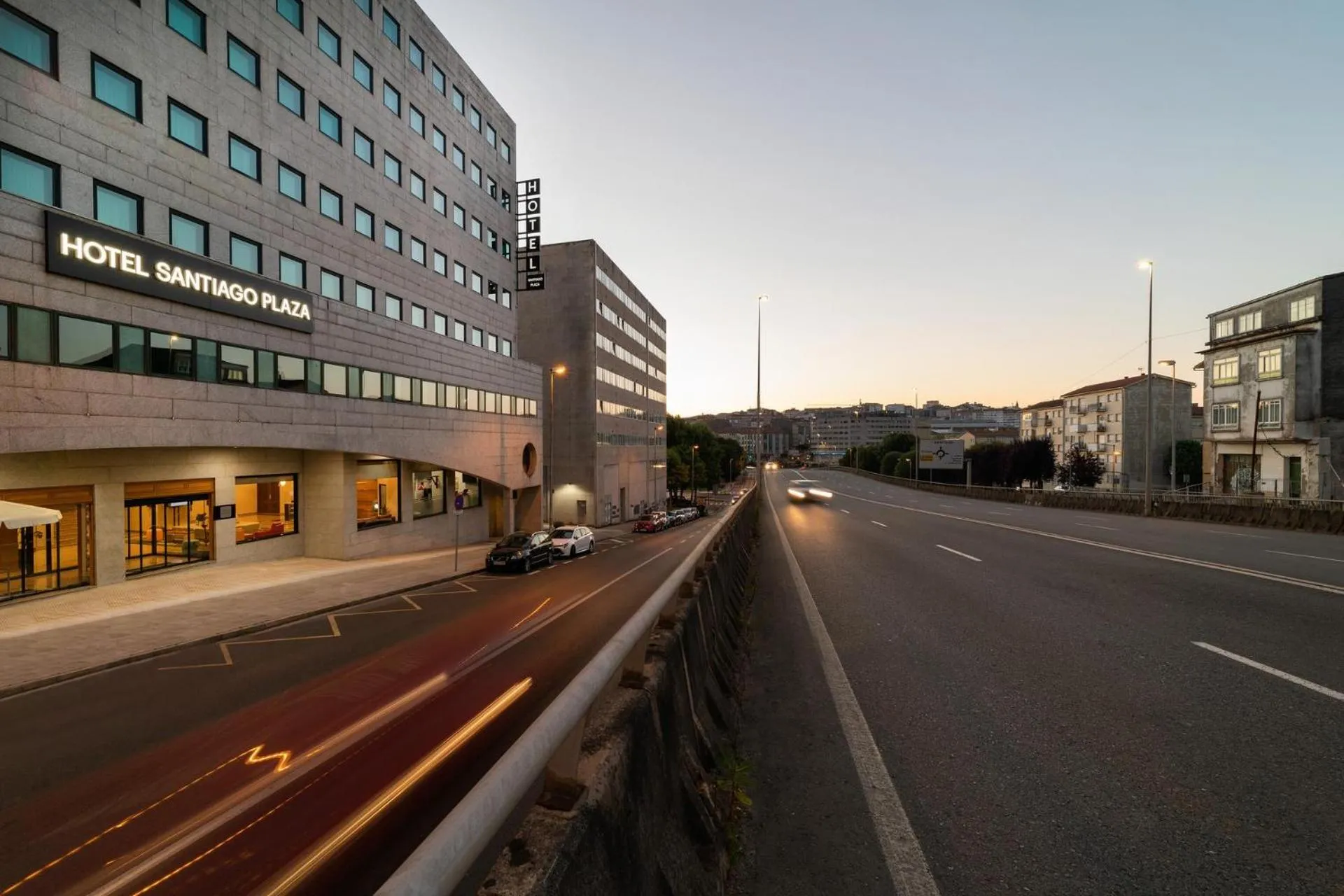 Facade/entrance in Hotel Santiago Plaza Affiliated by Meliá