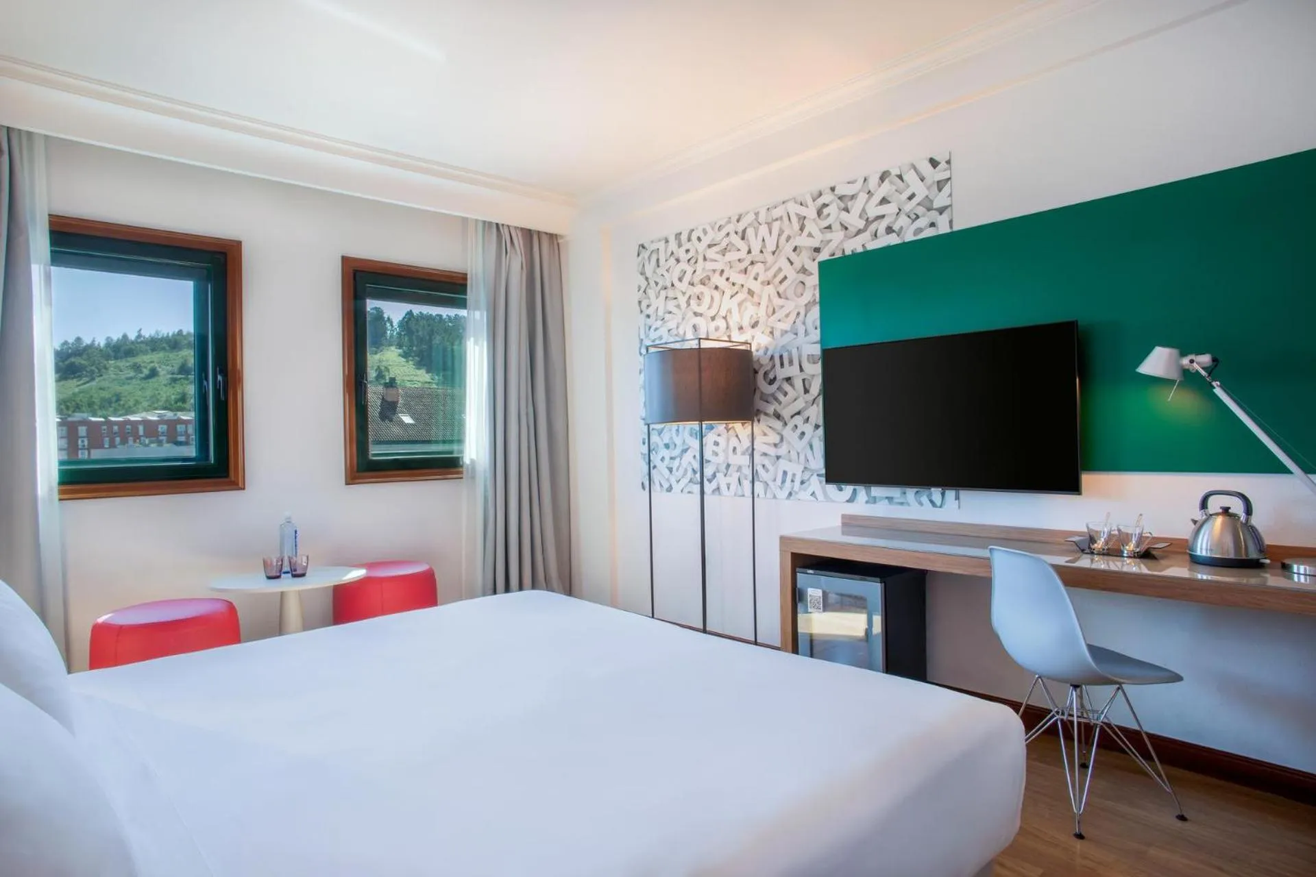 Bed in Hotel Santiago Plaza Affiliated by Meliá