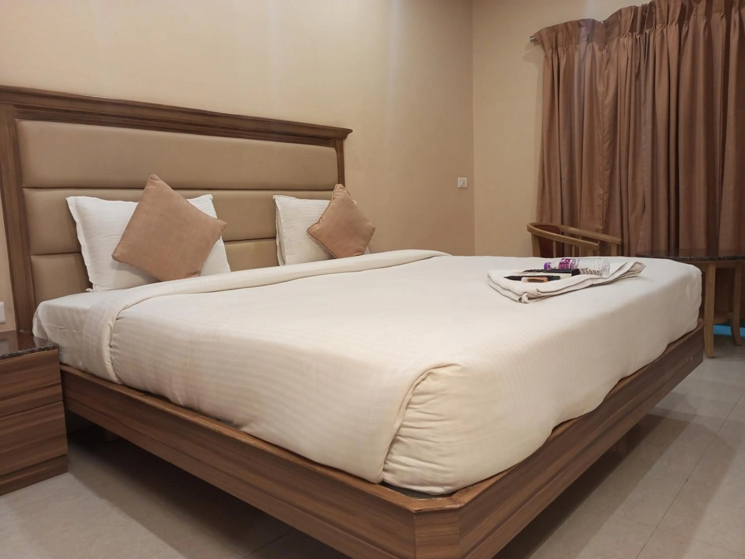 Bed in Bairav Grand Madurai