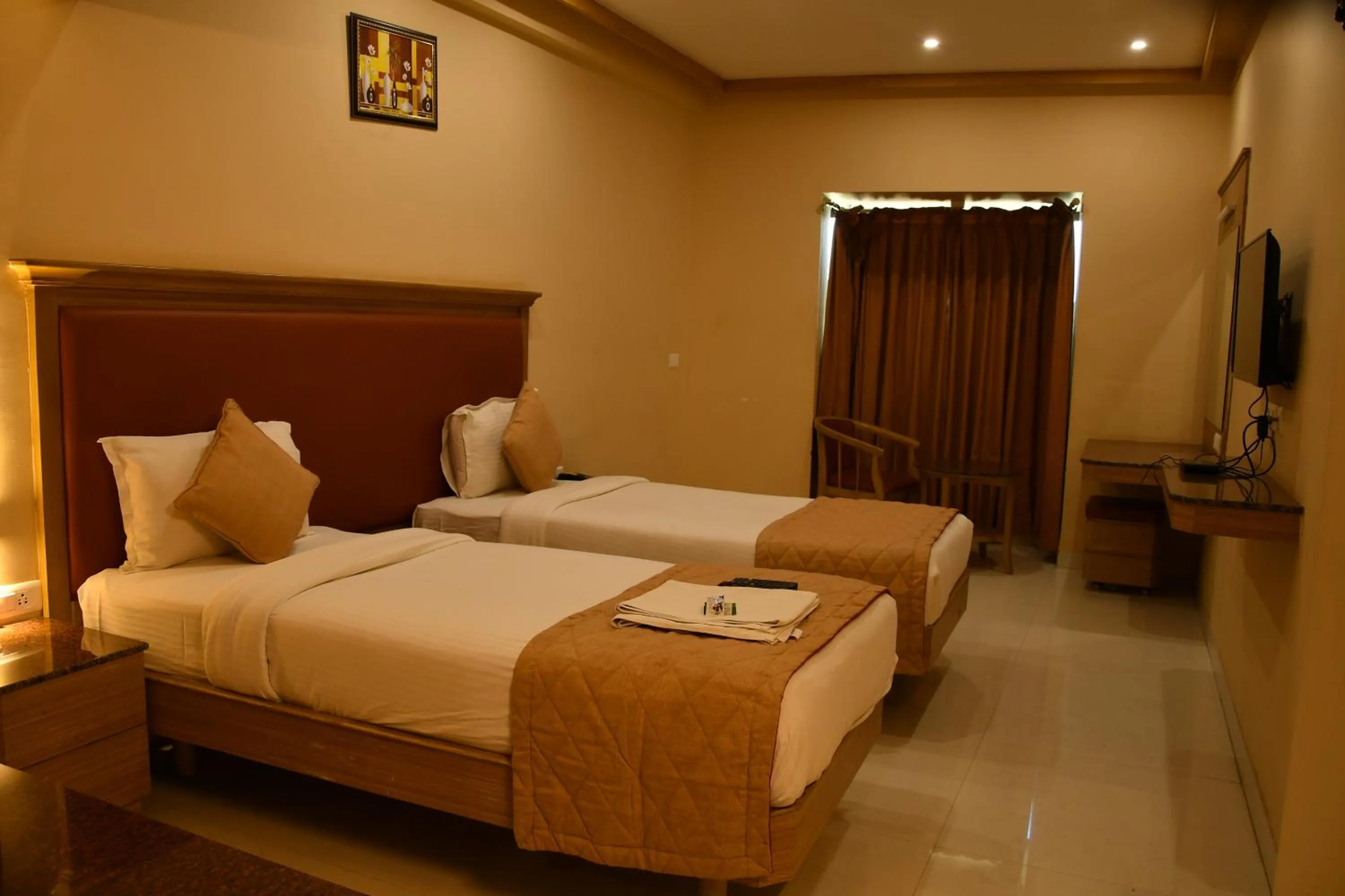 Bed in Bairav Grand Madurai
