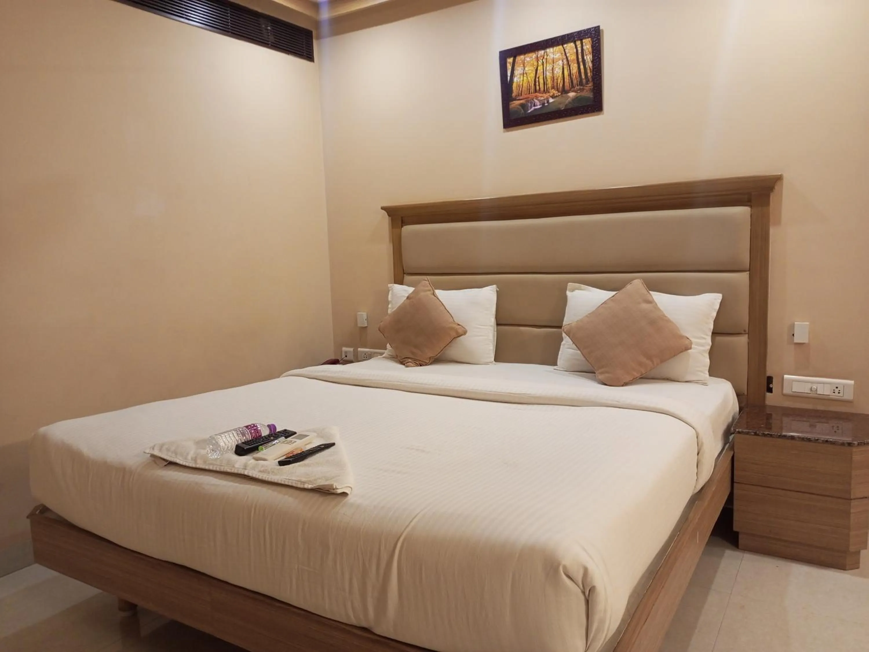Bed in Bairav Grand Madurai