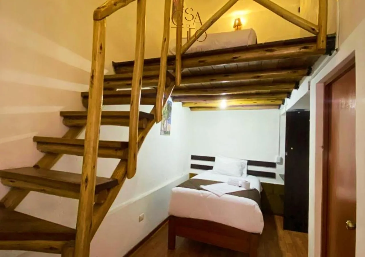 Bed in La casa de theo