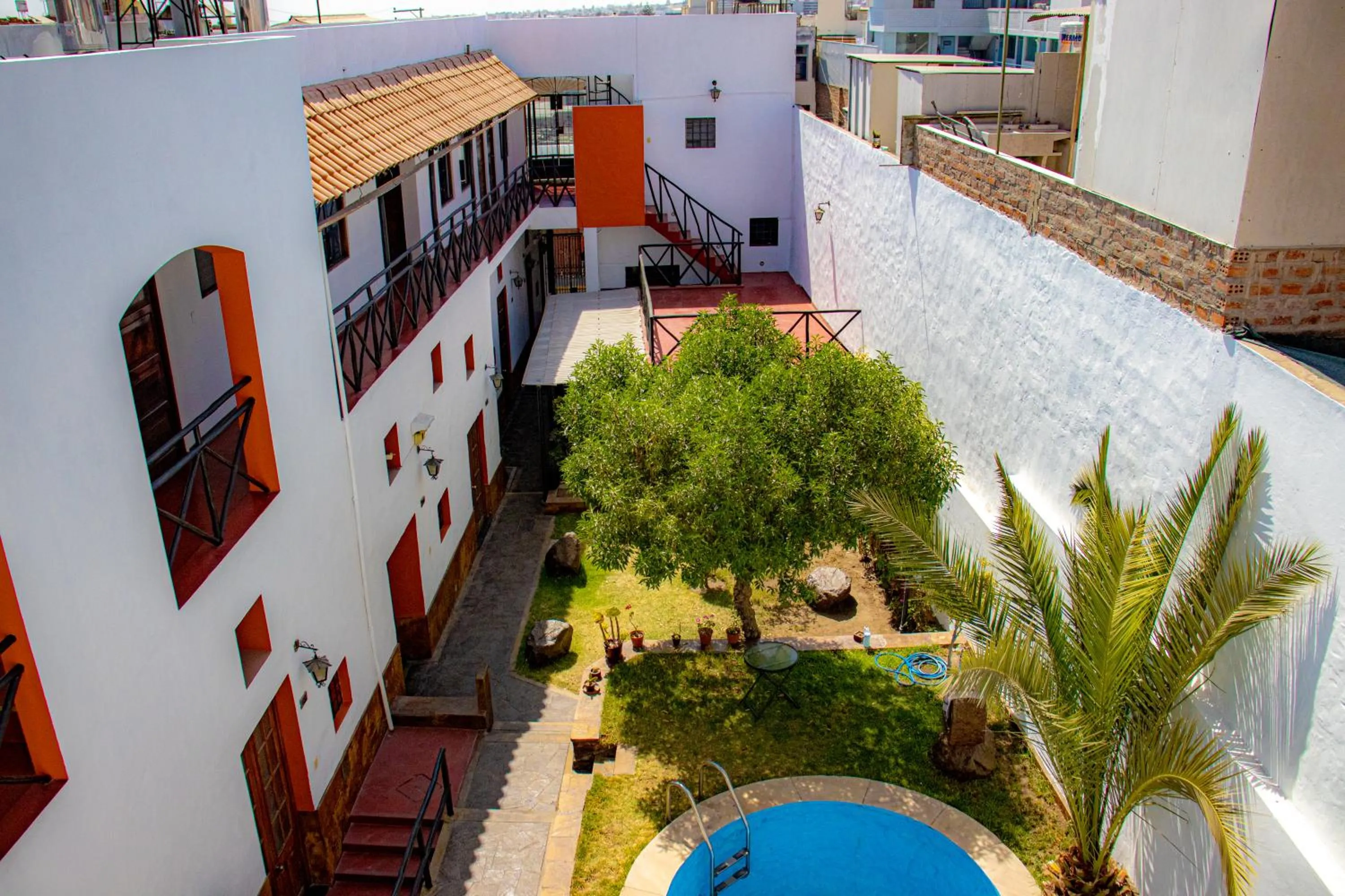 Garden in La casa de theo