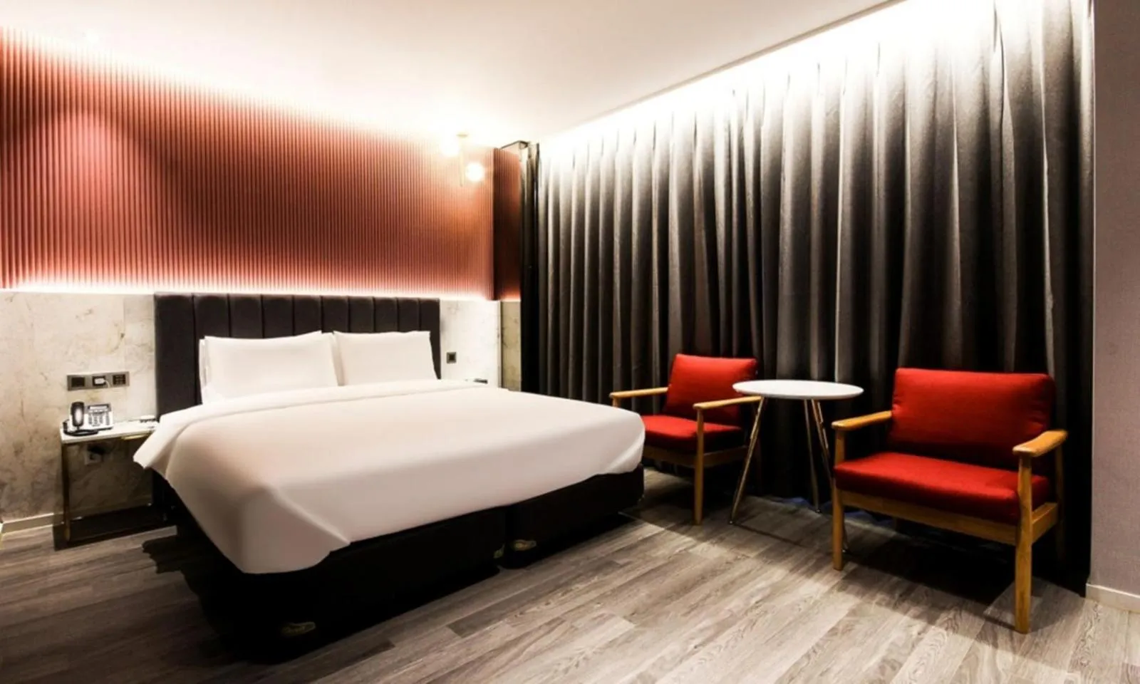 Bed in Busan Myeongji Ciel Ocean Hotel