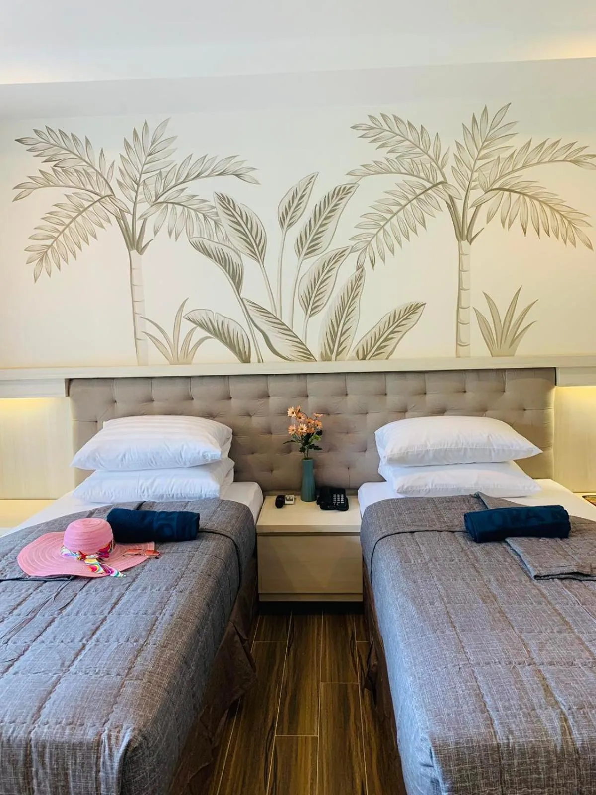 Bed in Ora Beach Resort