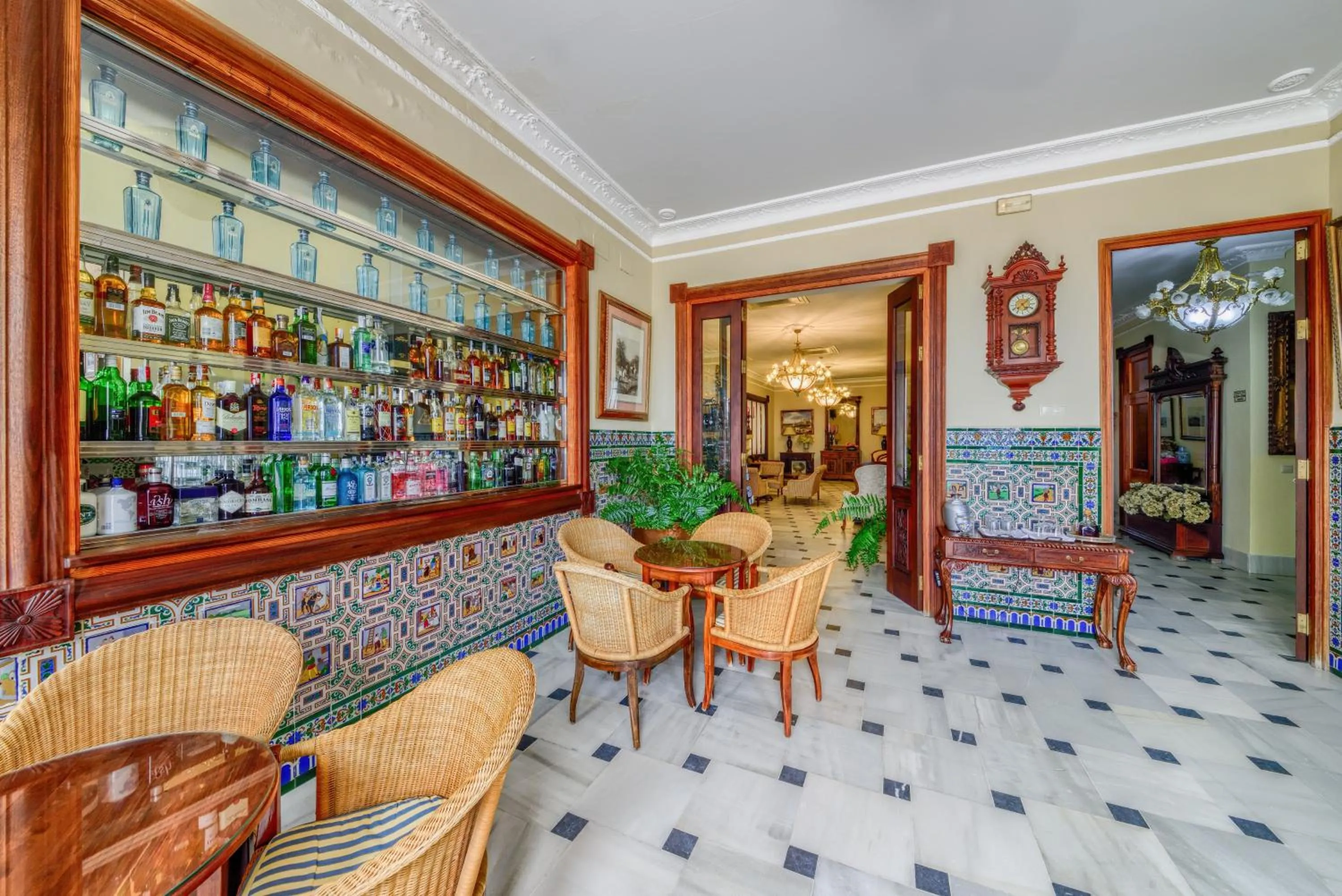 Seating area in Hotel Playa de Regla