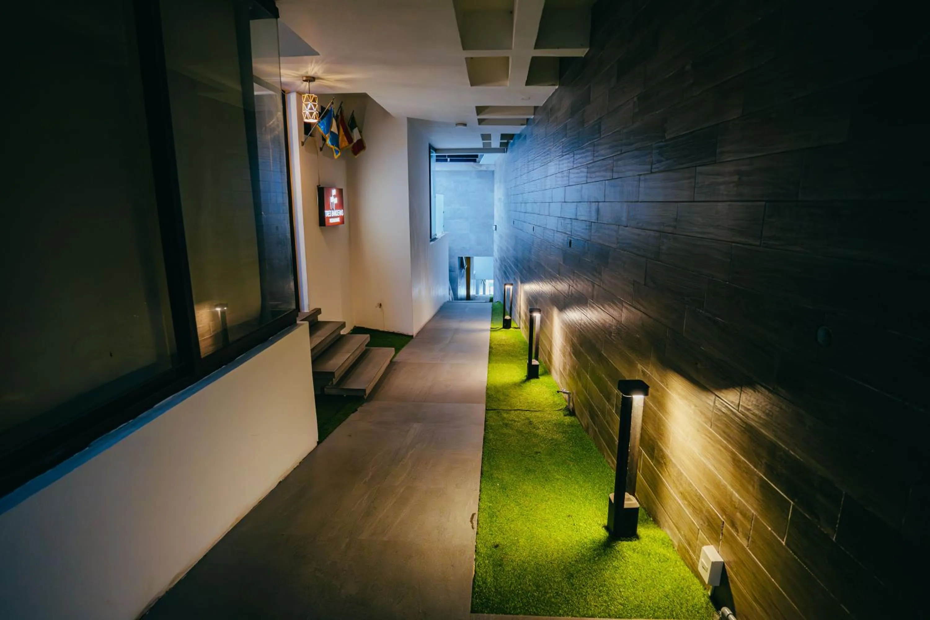 Lobby or reception in Hotel Villas Santander