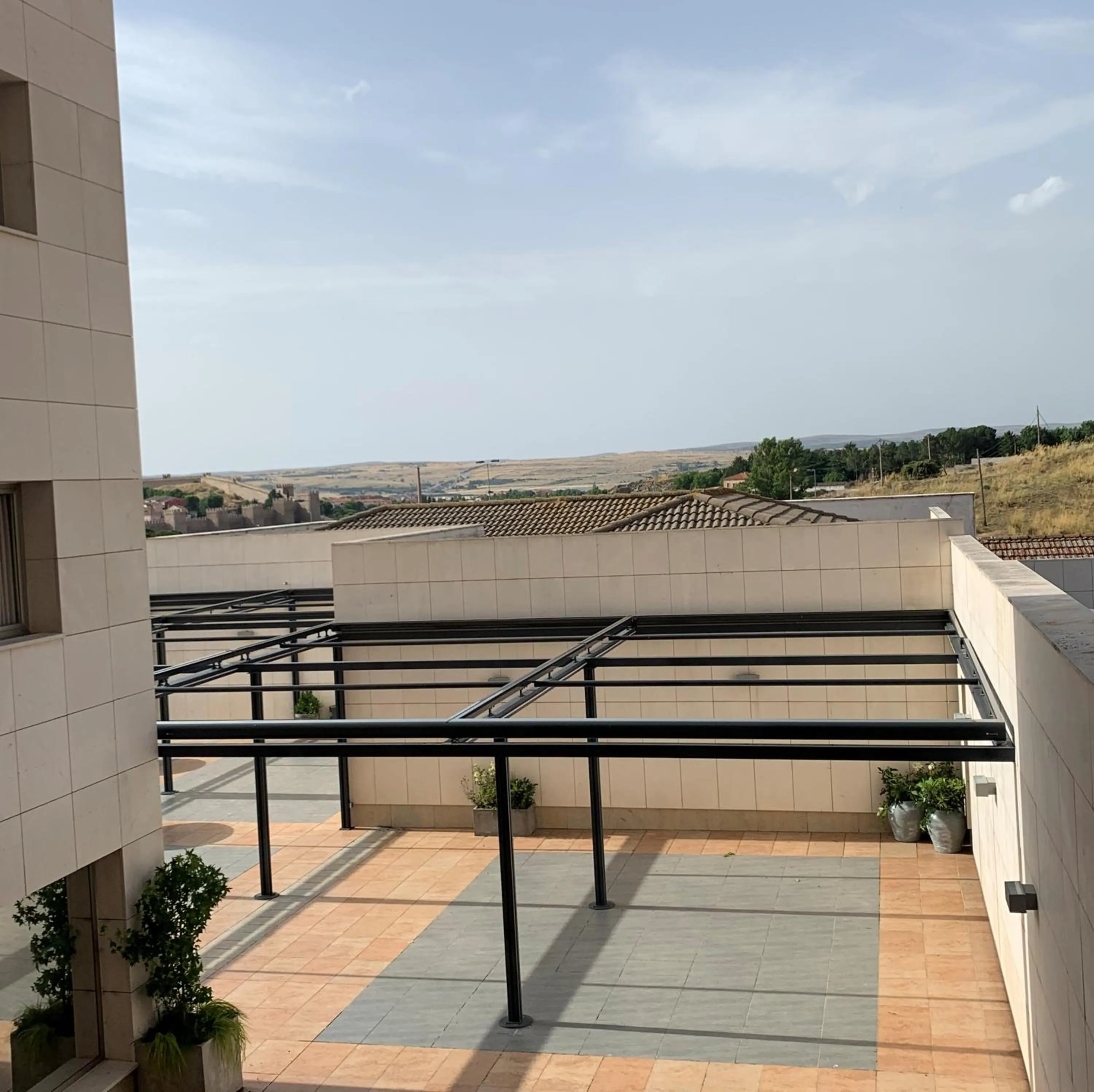 Patio in Hotel Sercotel Cuatro Postes