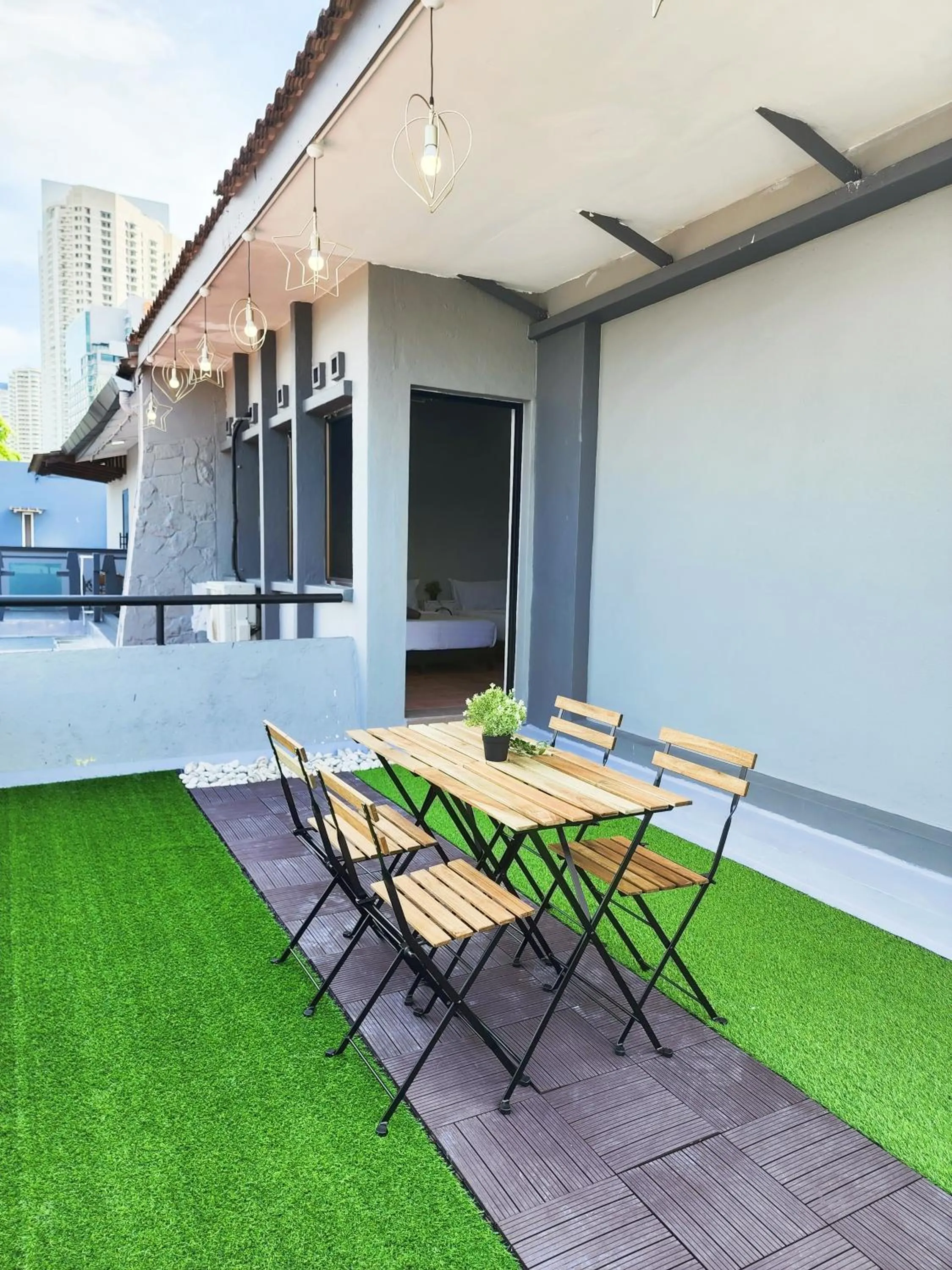 Balcony/Terrace in Gurney Coast Guest House by Sky Hive