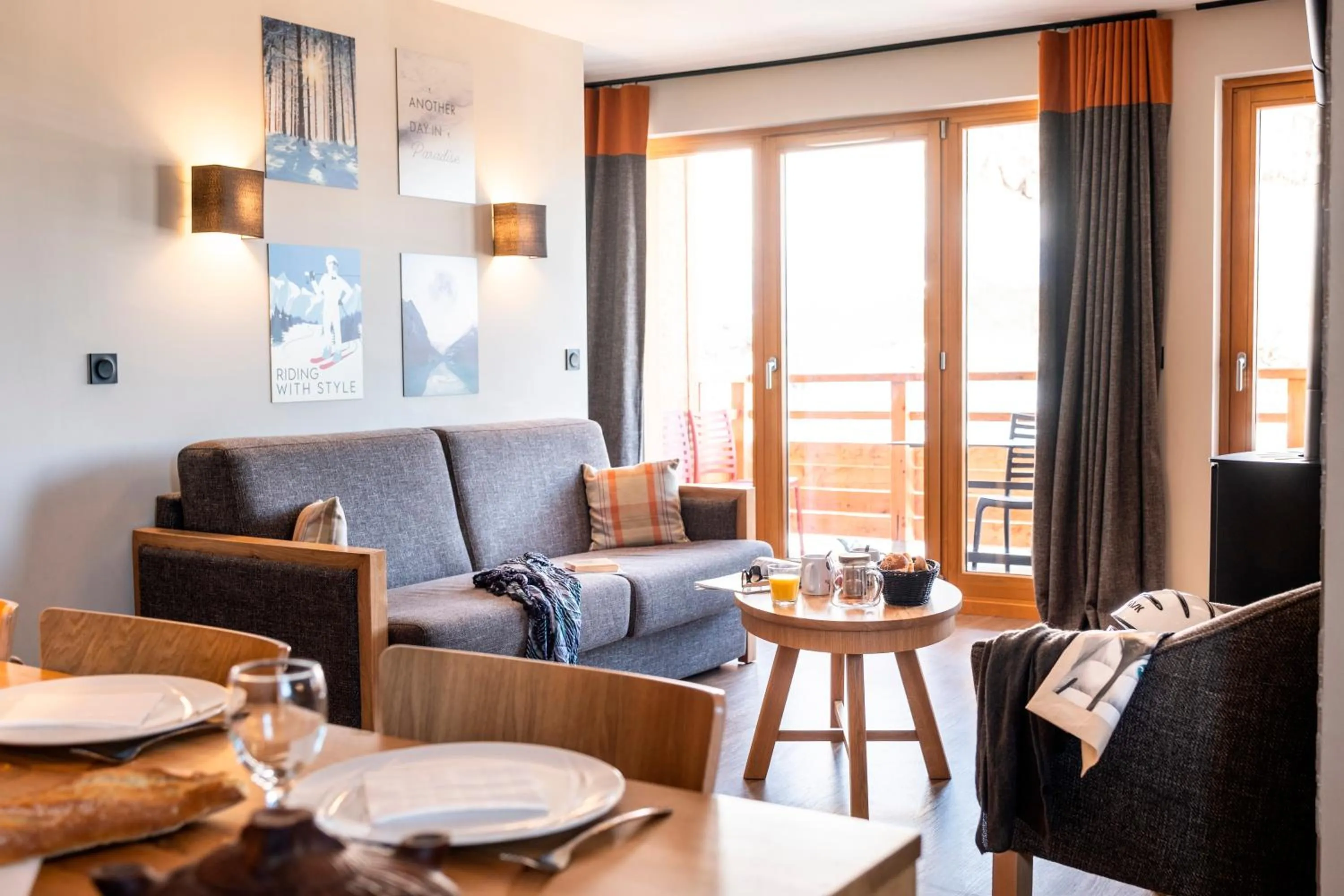 Living room in Résidence Club MMV Le Silvana