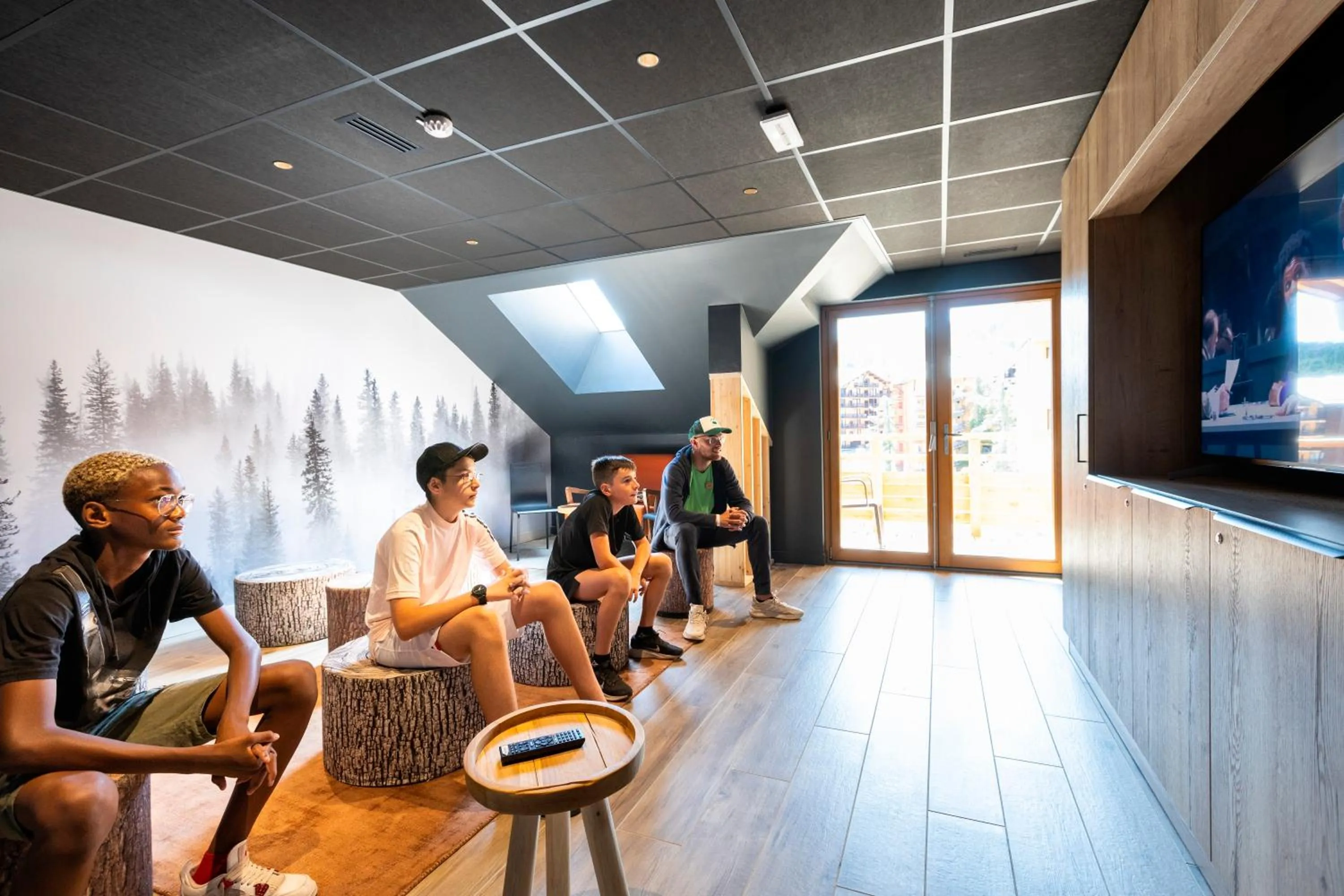 Communal lounge/ TV room in Résidence Club MMV Le Silvana