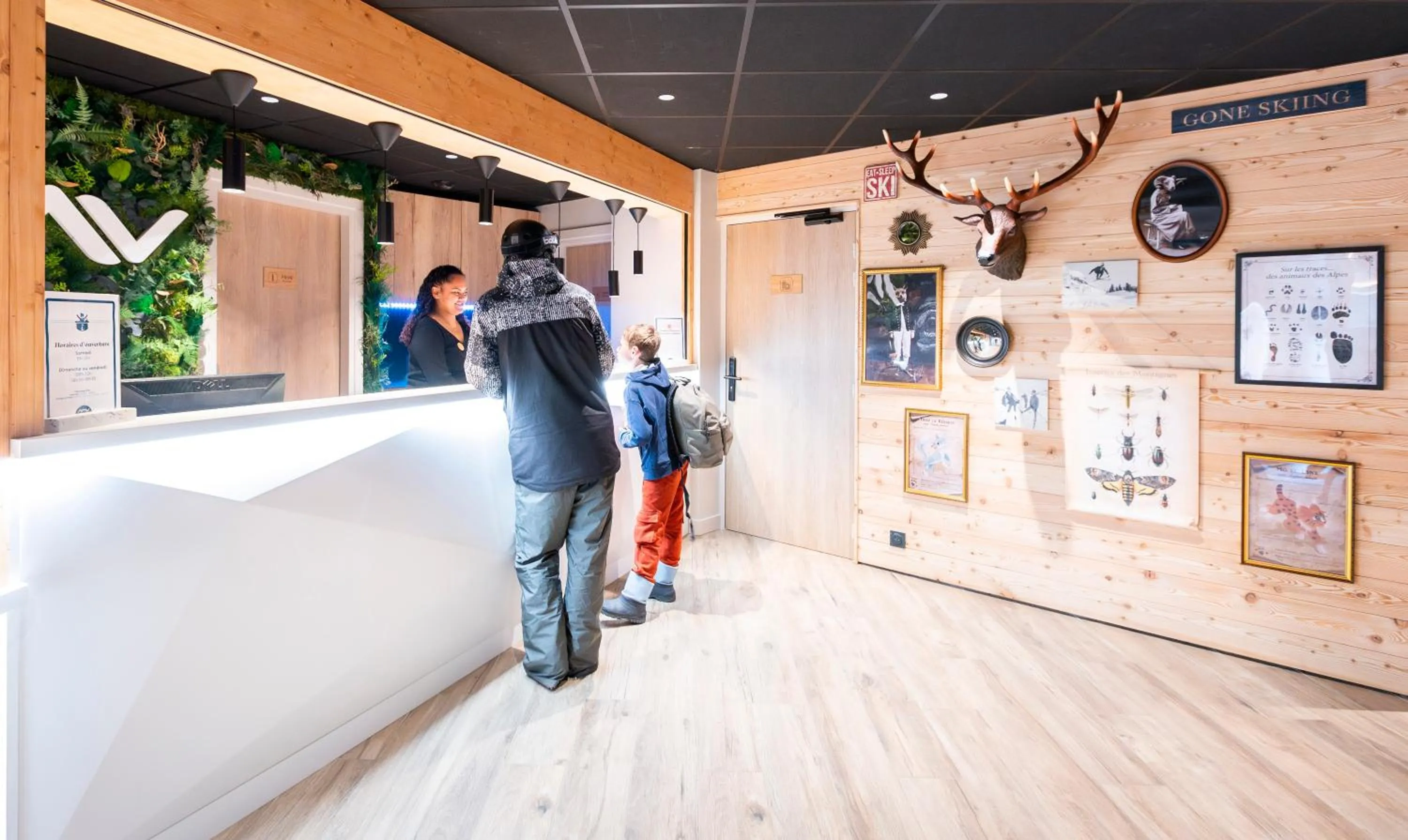 Lobby or reception in Résidence Club MMV Le Silvana