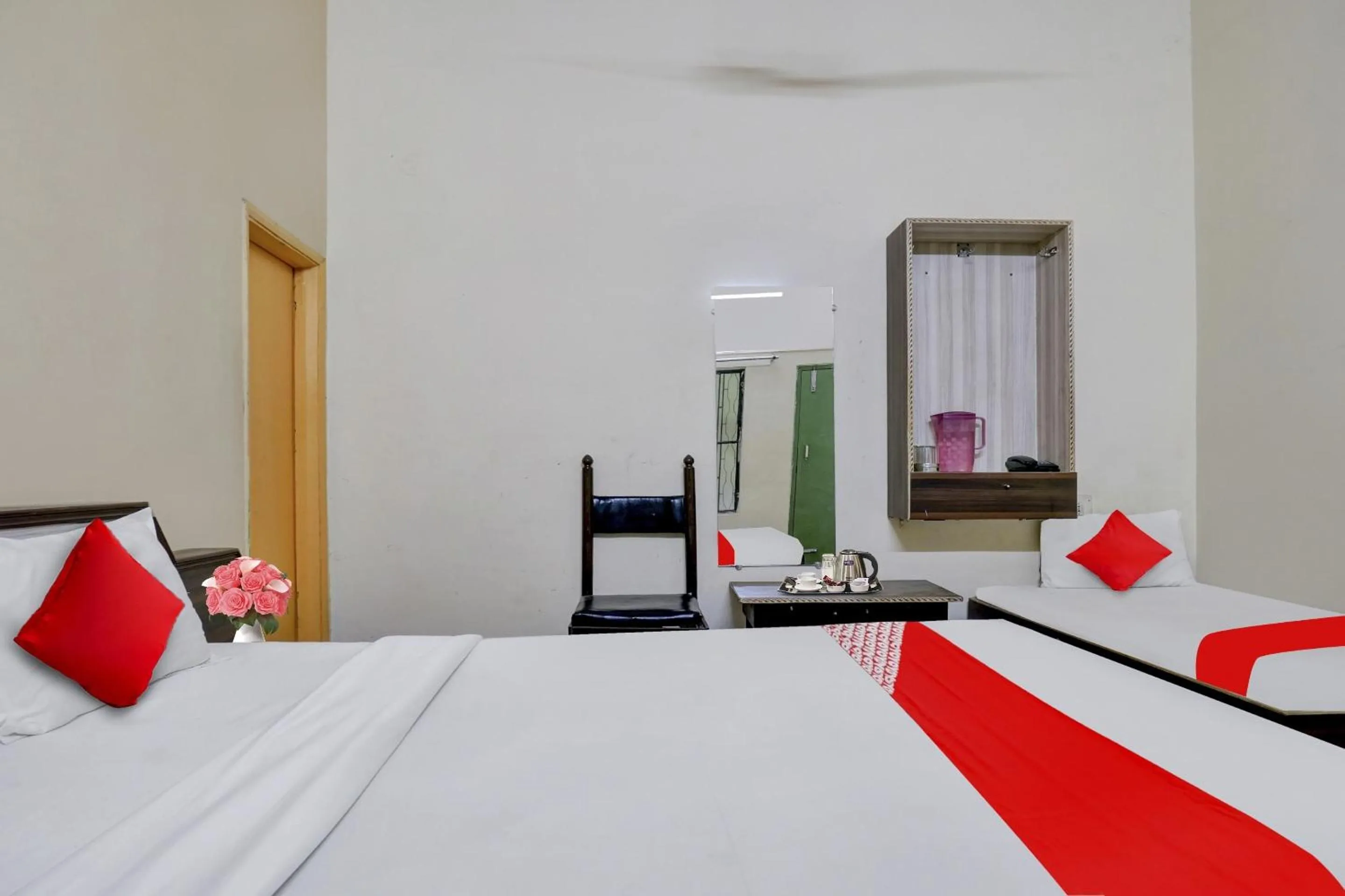 Bedroom, Bed in Hotel O by OYO Arjun