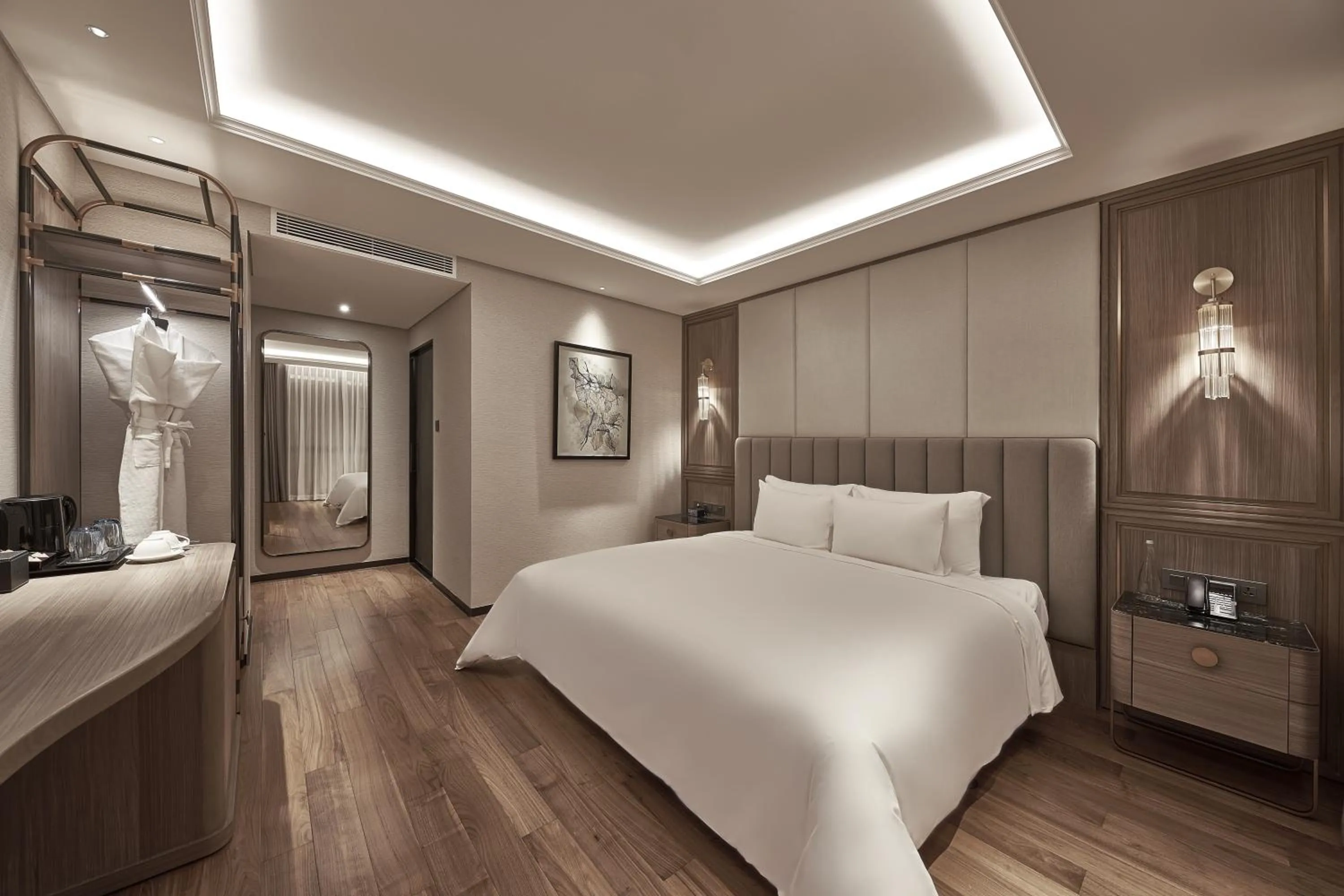 Bed in La Siesta Premium Saigon