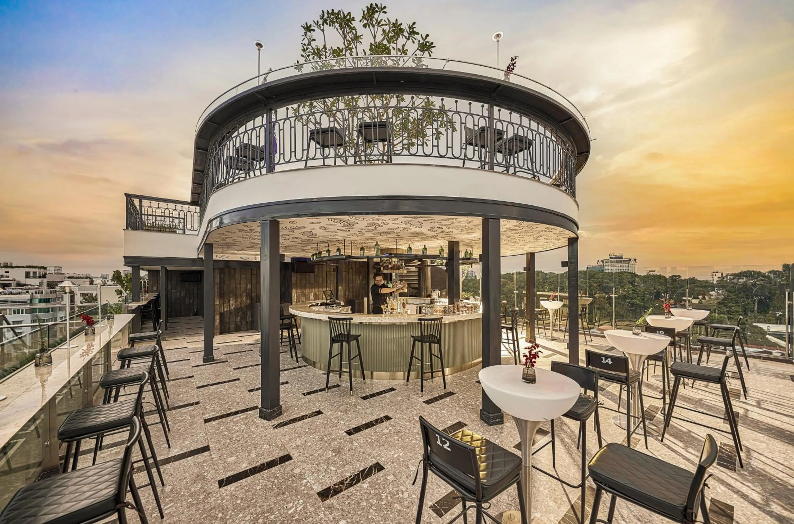 Patio in La Siesta Premium Saigon