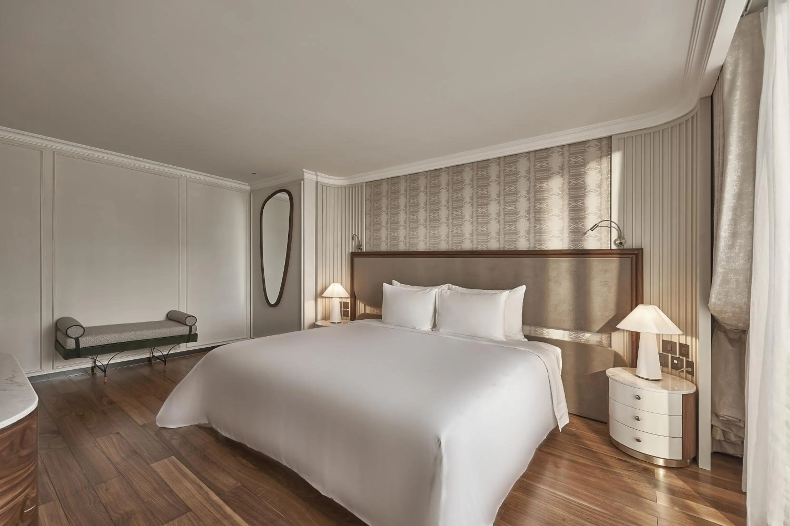 Bed in La Siesta Premium Saigon