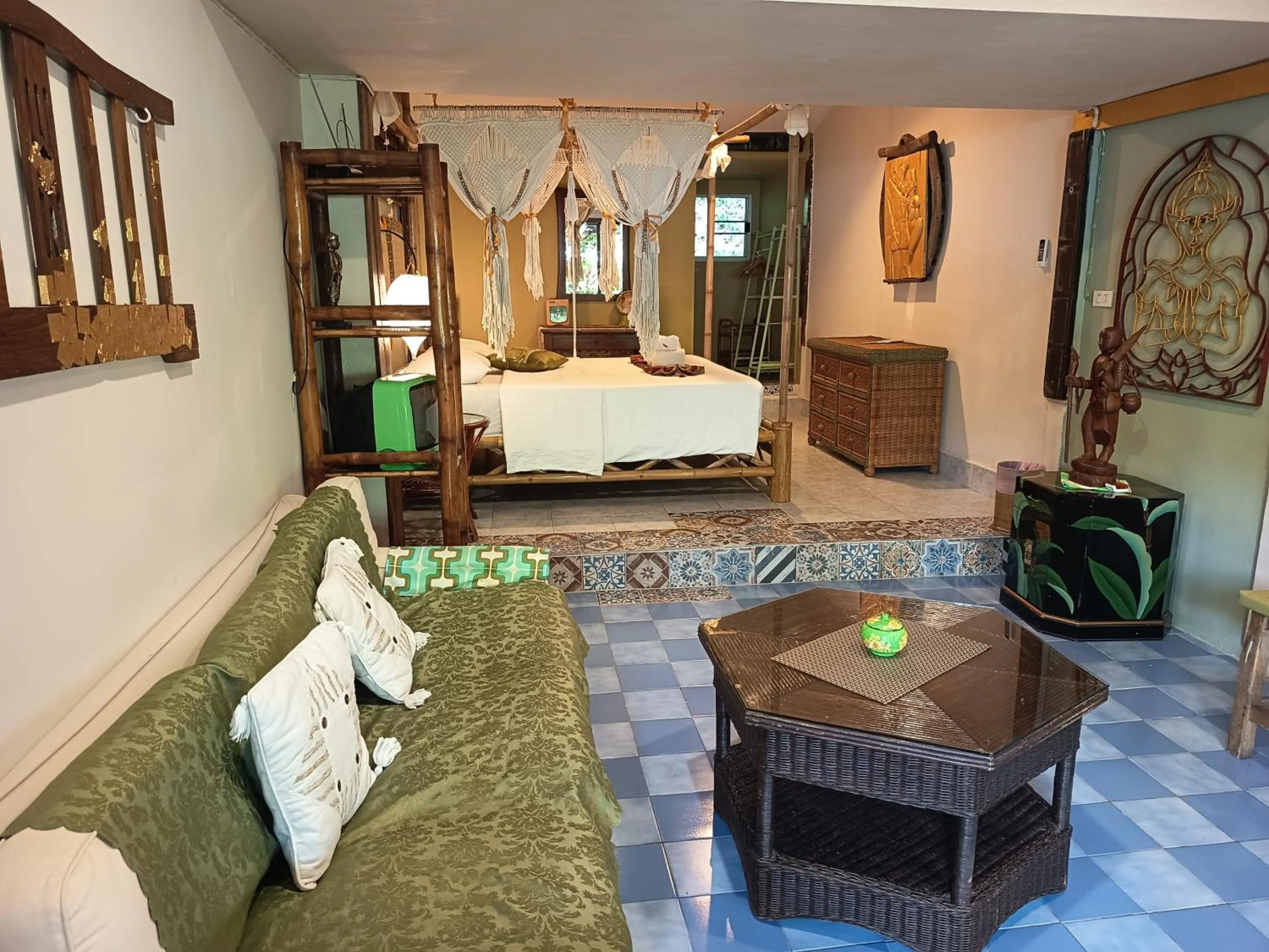 Bed in Baan sikhao Yanui