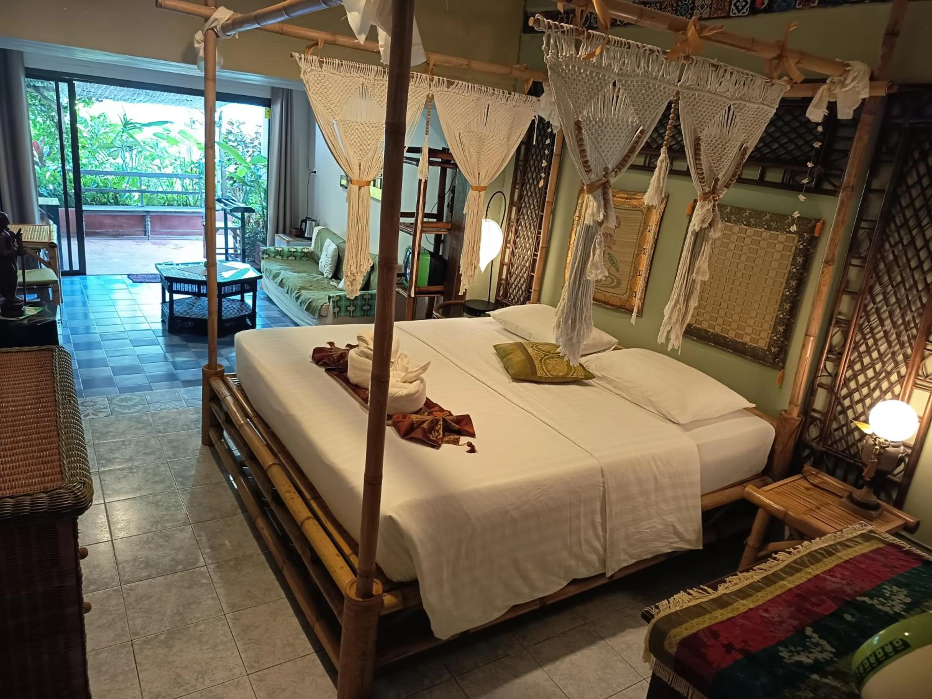Bed in Baan sikhao Yanui