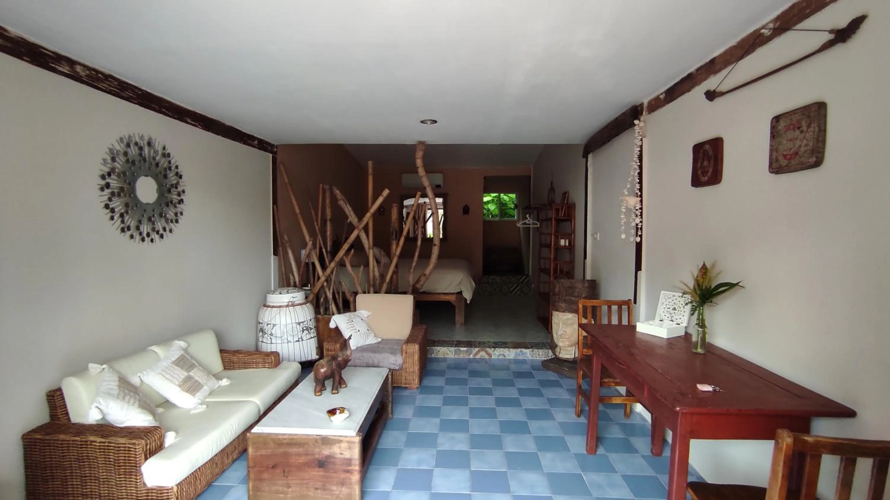 Seating area in Baan sikhao Yanui