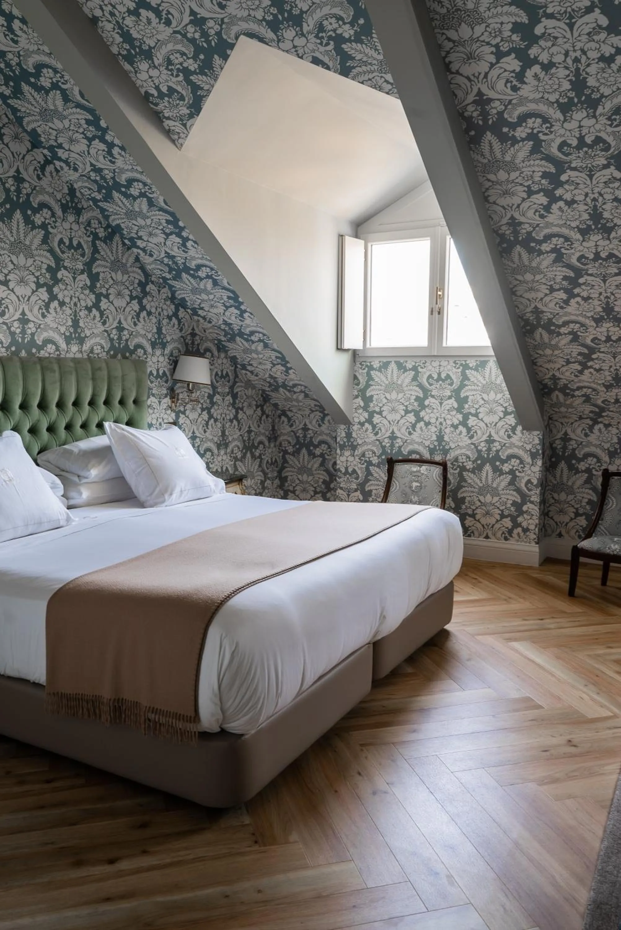 Decorative detail, Bed in Relais & Châteaux Hotel Orfila