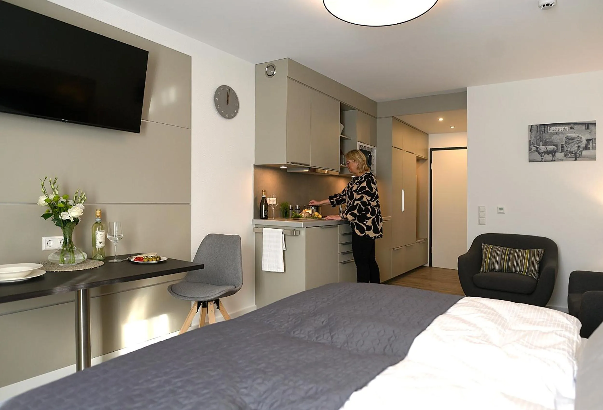 Bed in Gandersheimer Boardinghouse