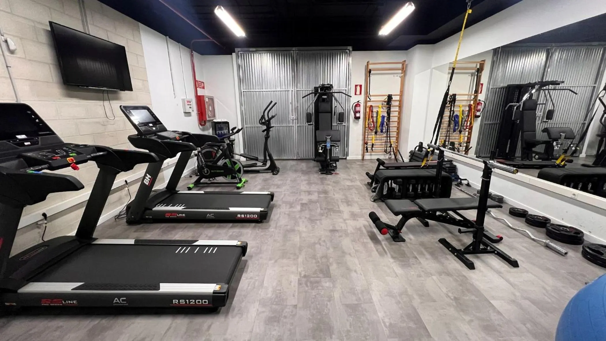 Fitness centre/facilities in Oca Puerta del Camino Hotel