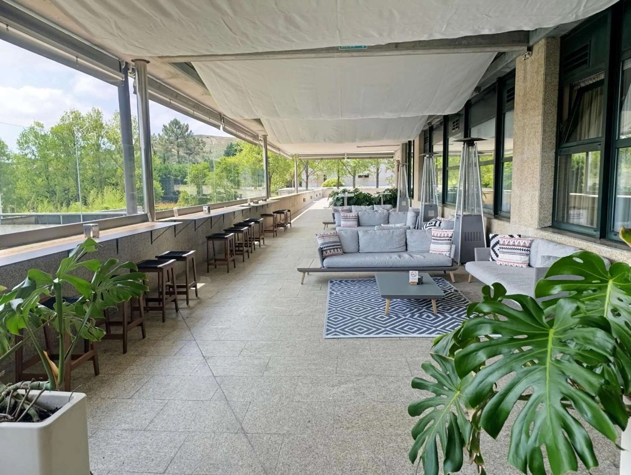 Balcony/Terrace in Oca Puerta del Camino Hotel