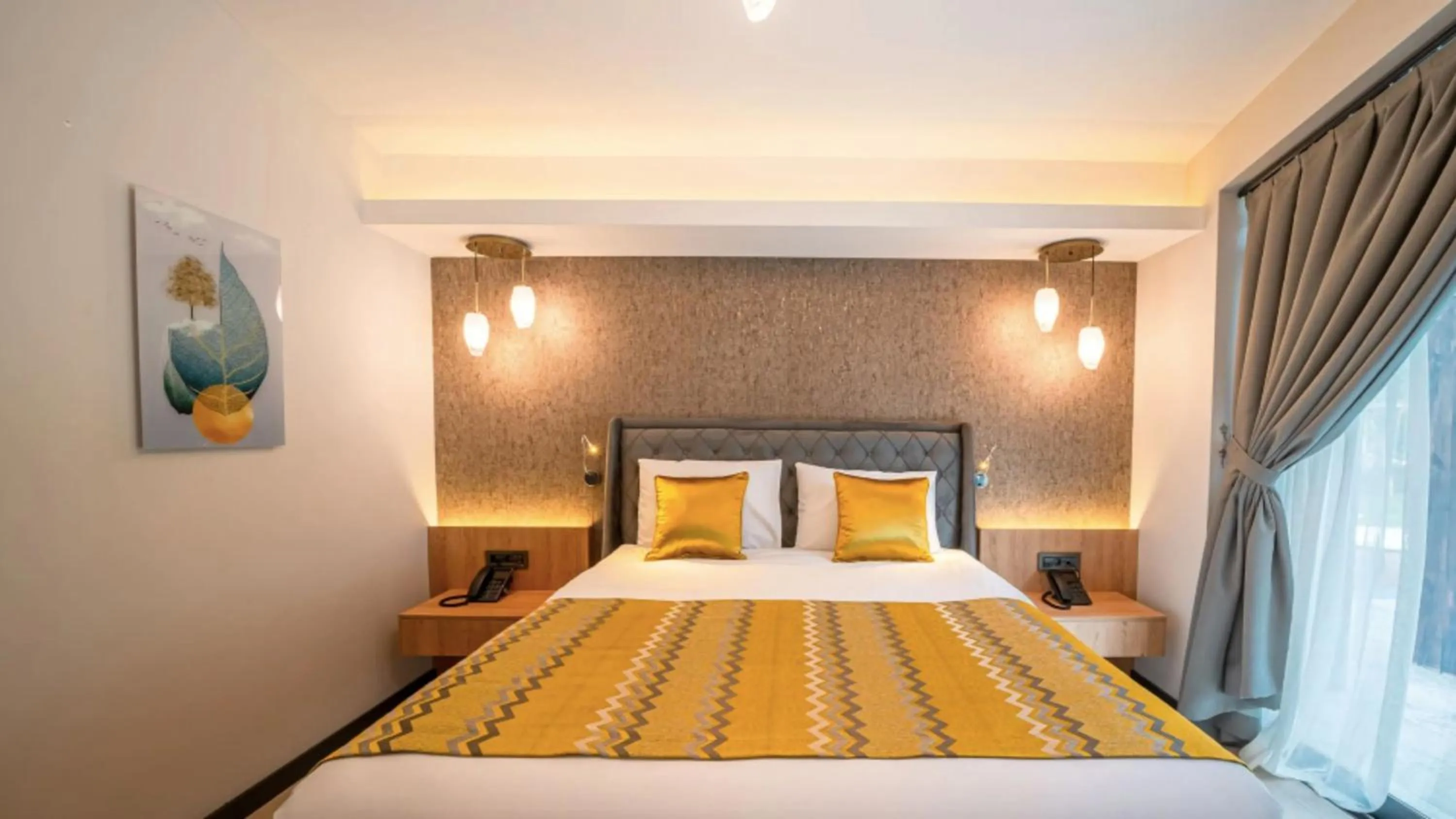 Bed in Batıhan Vadi Hotel