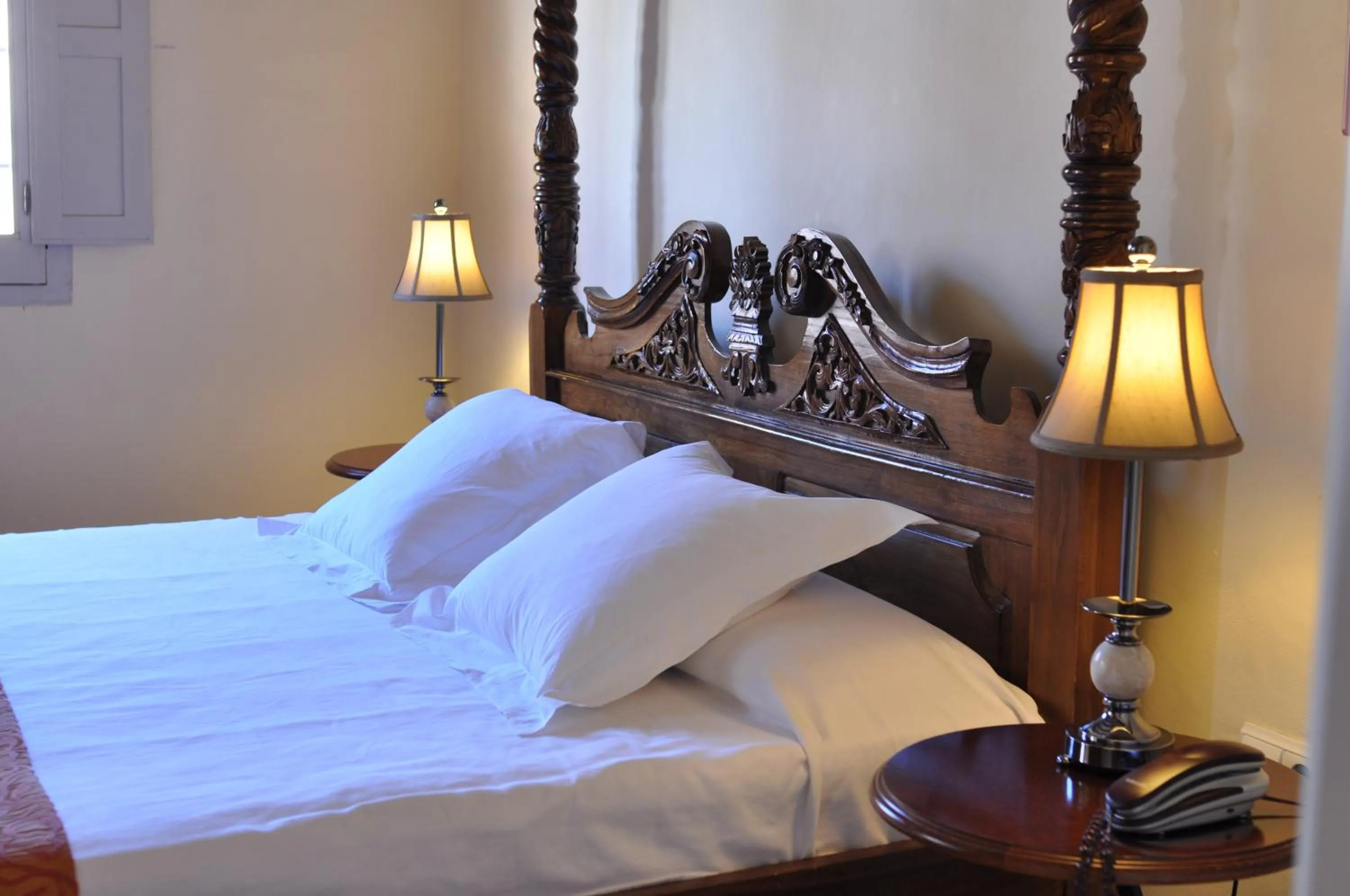 Bed in Art Boutique Hotel Chamarel