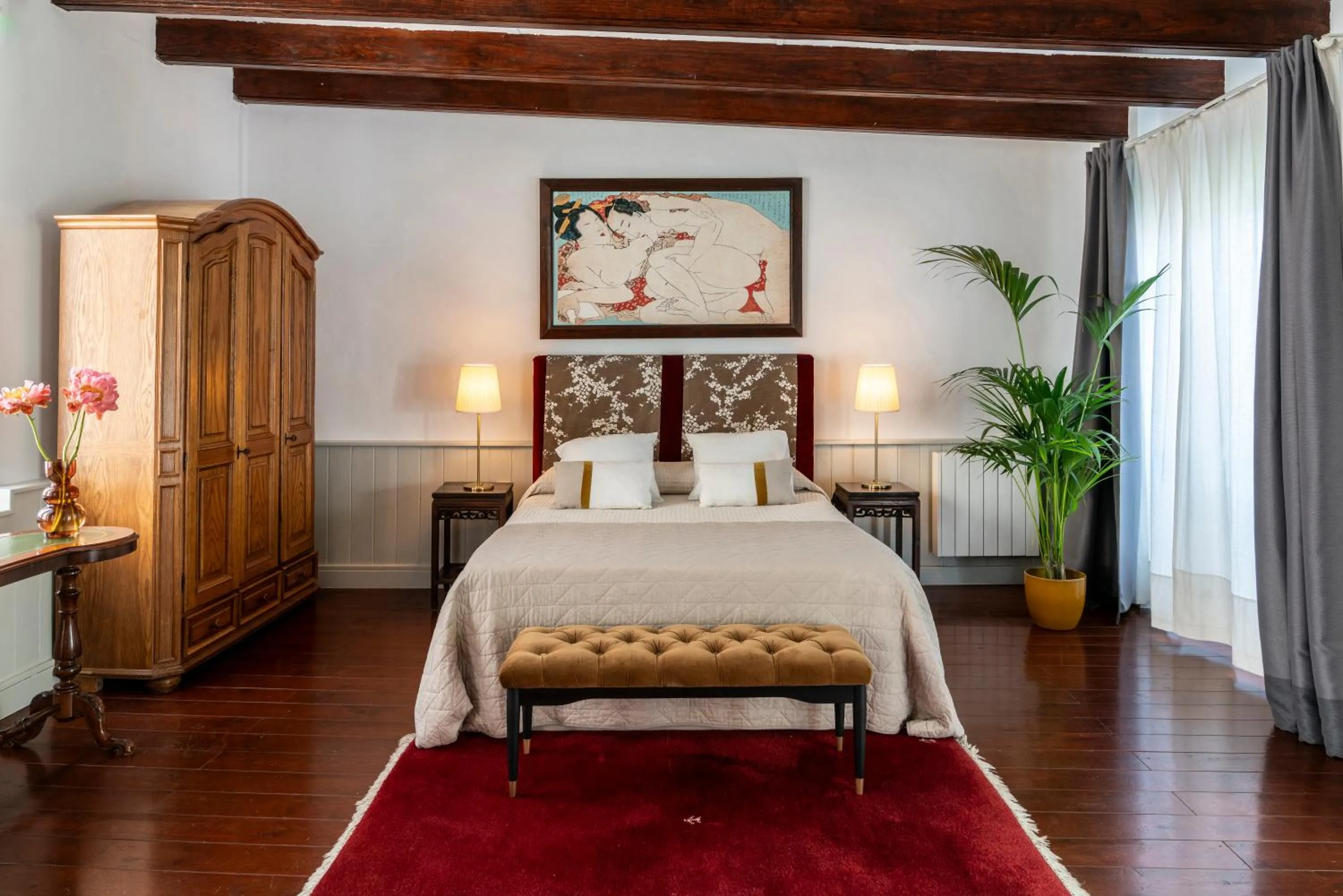 Bedroom, Bed in Art Boutique Hotel Chamarel