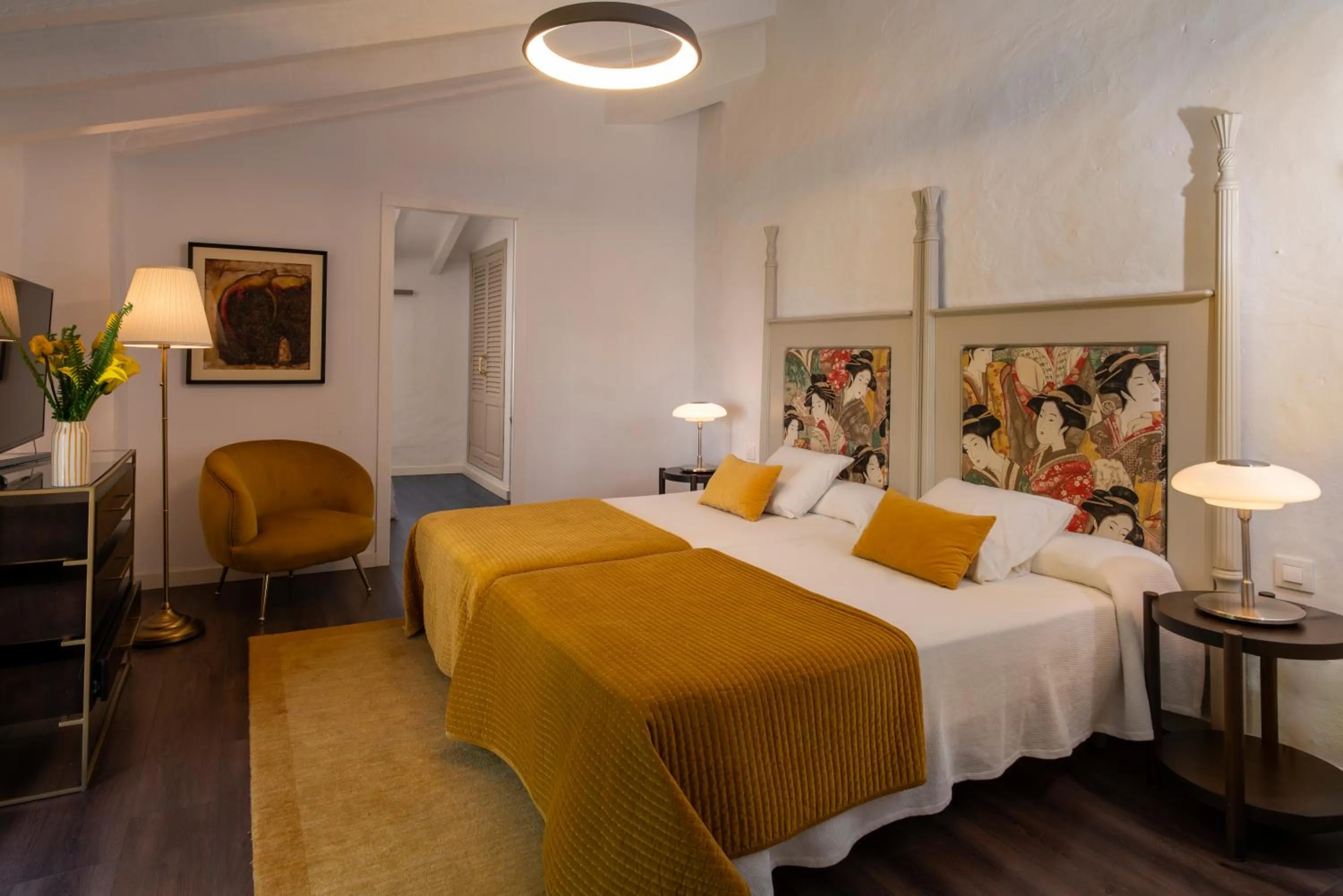 Bedroom, Bed in Art Boutique Hotel Chamarel