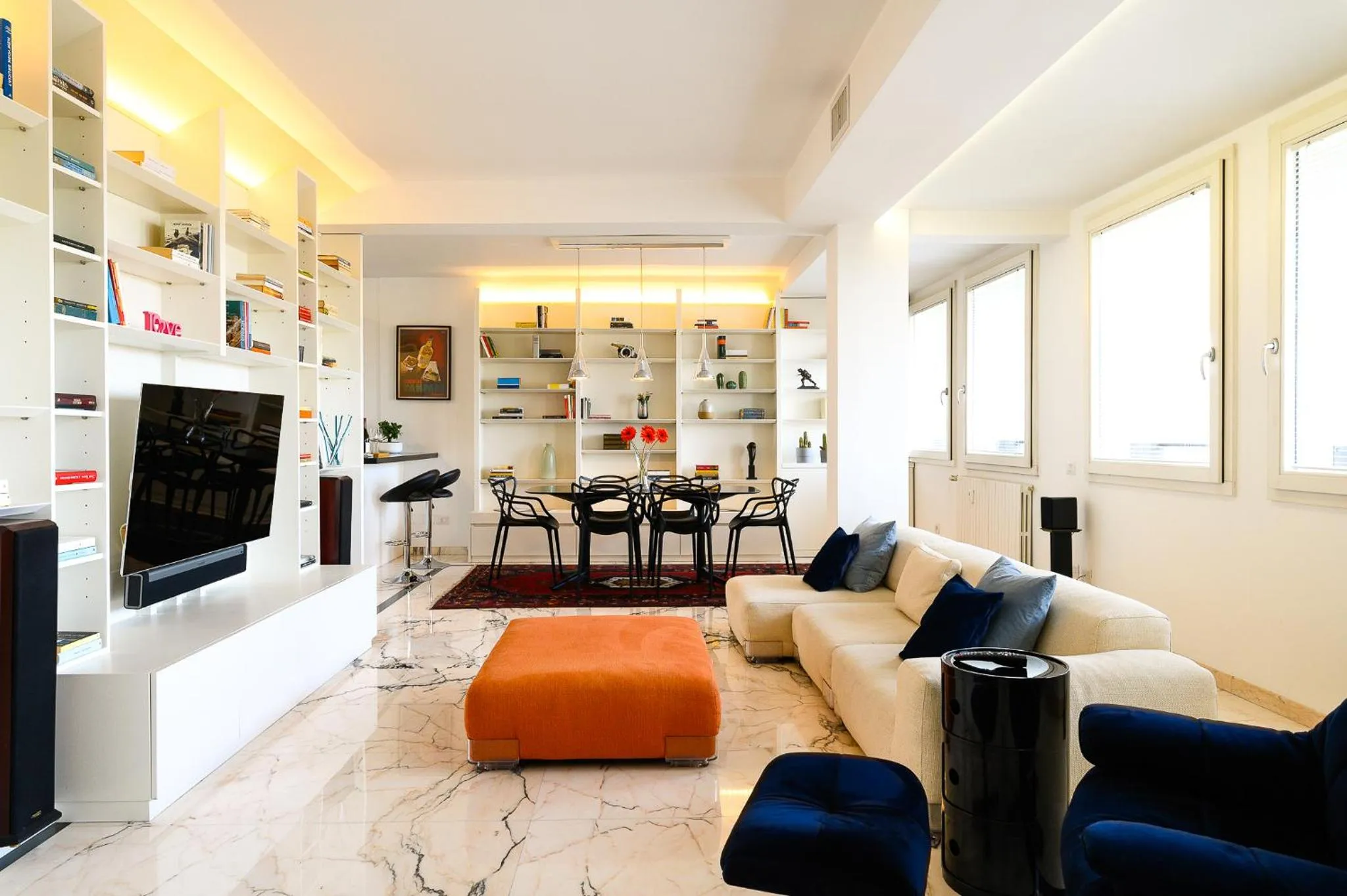 TV and multimedia in Peaceful Penthouse with Garage by NDP rent