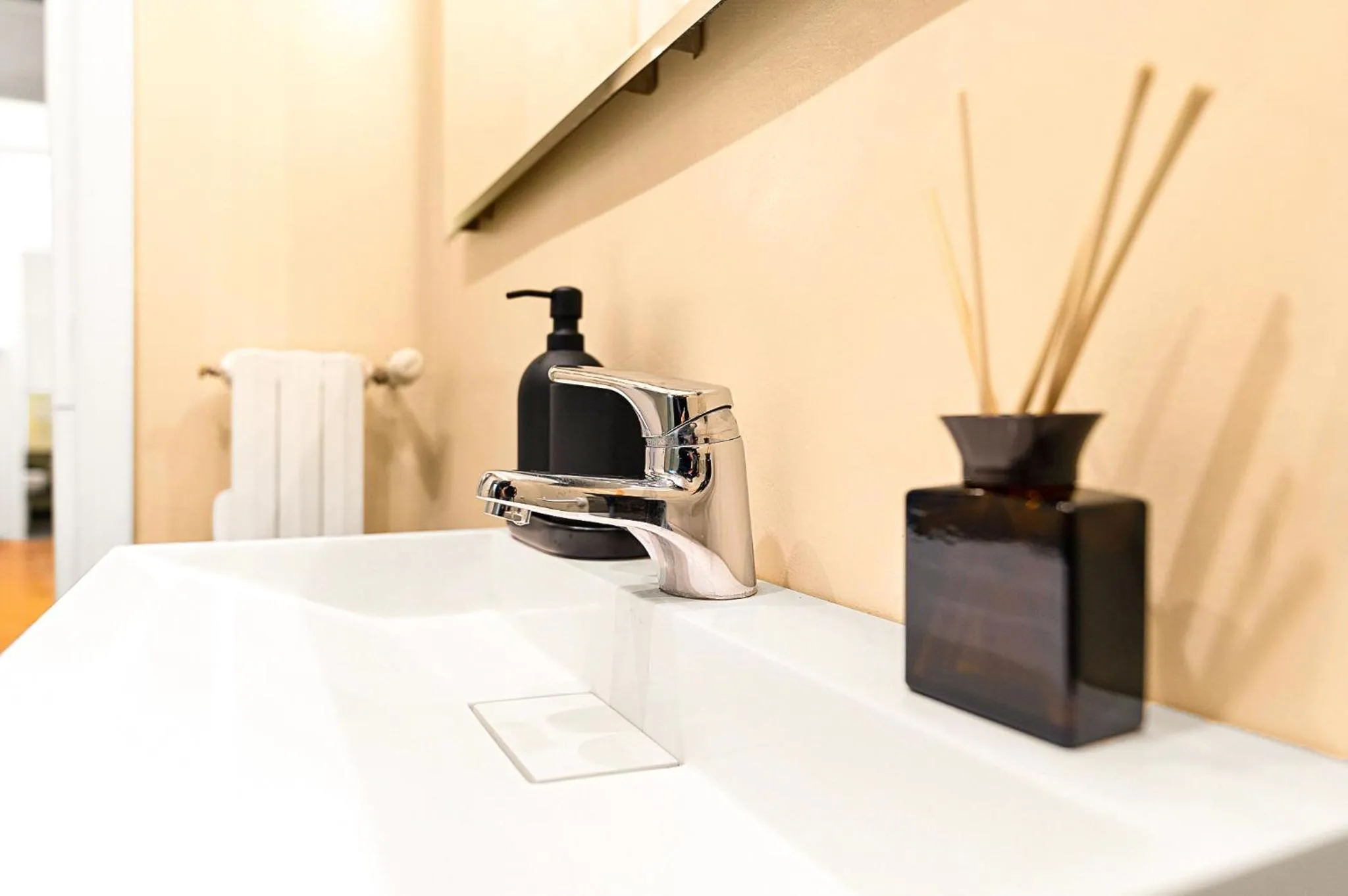 Bathroom in Peaceful Penthouse with Garage by NDP rent