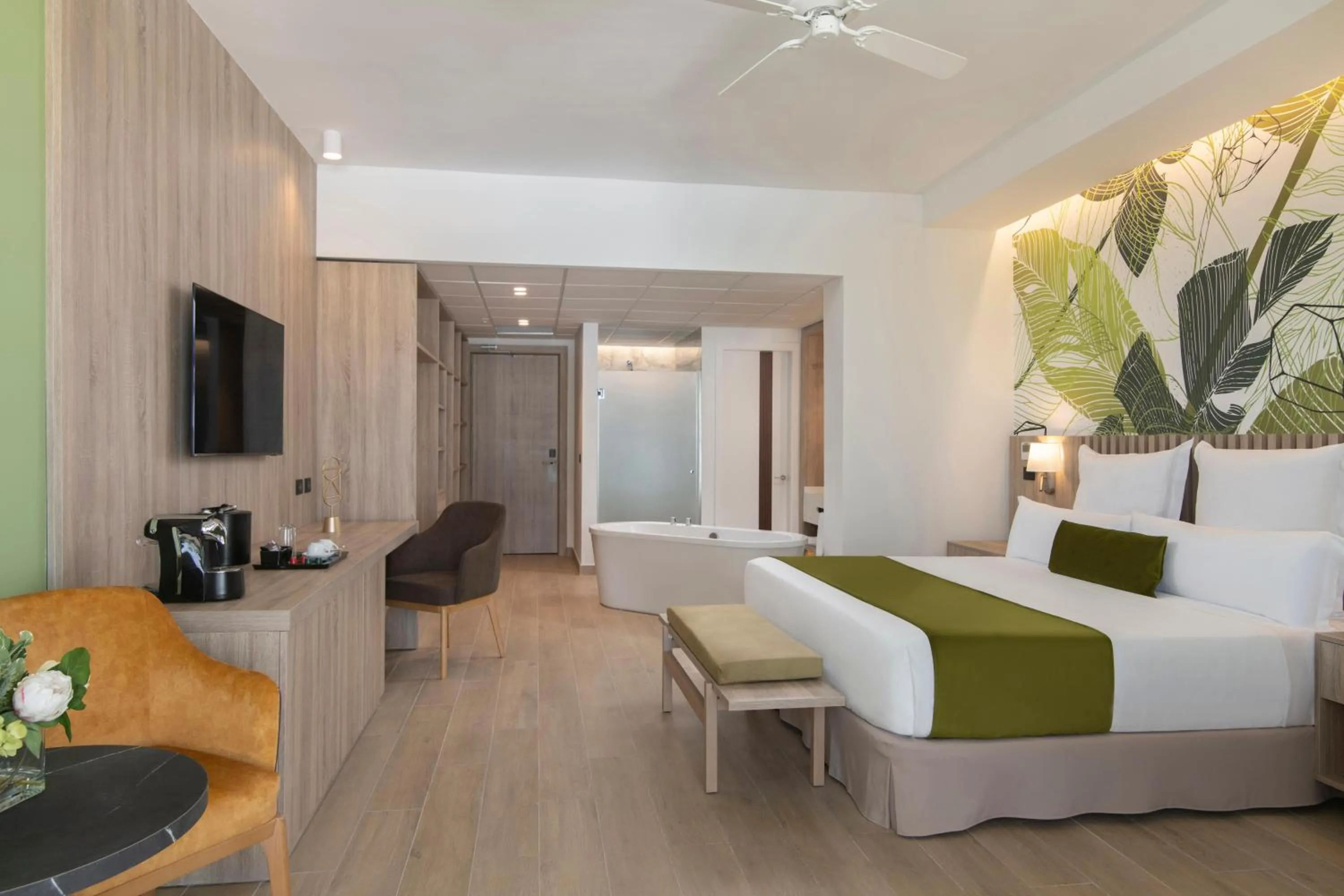 Shower, Bed in Serenade All Suites - Adults Only Resort