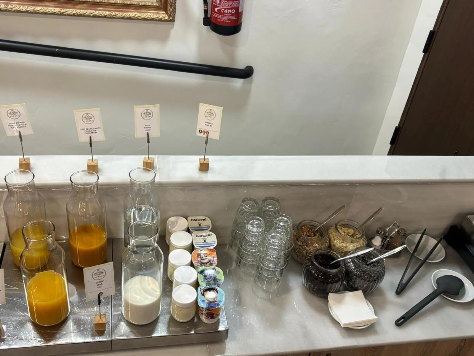 Breakfast in Hotel Europa Boutique Sevilla