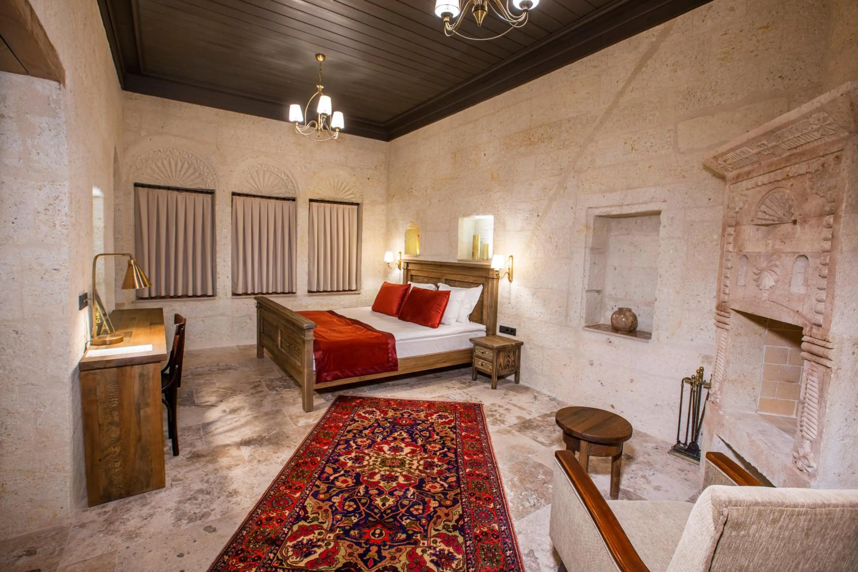 Bed in Sinasos Evleri