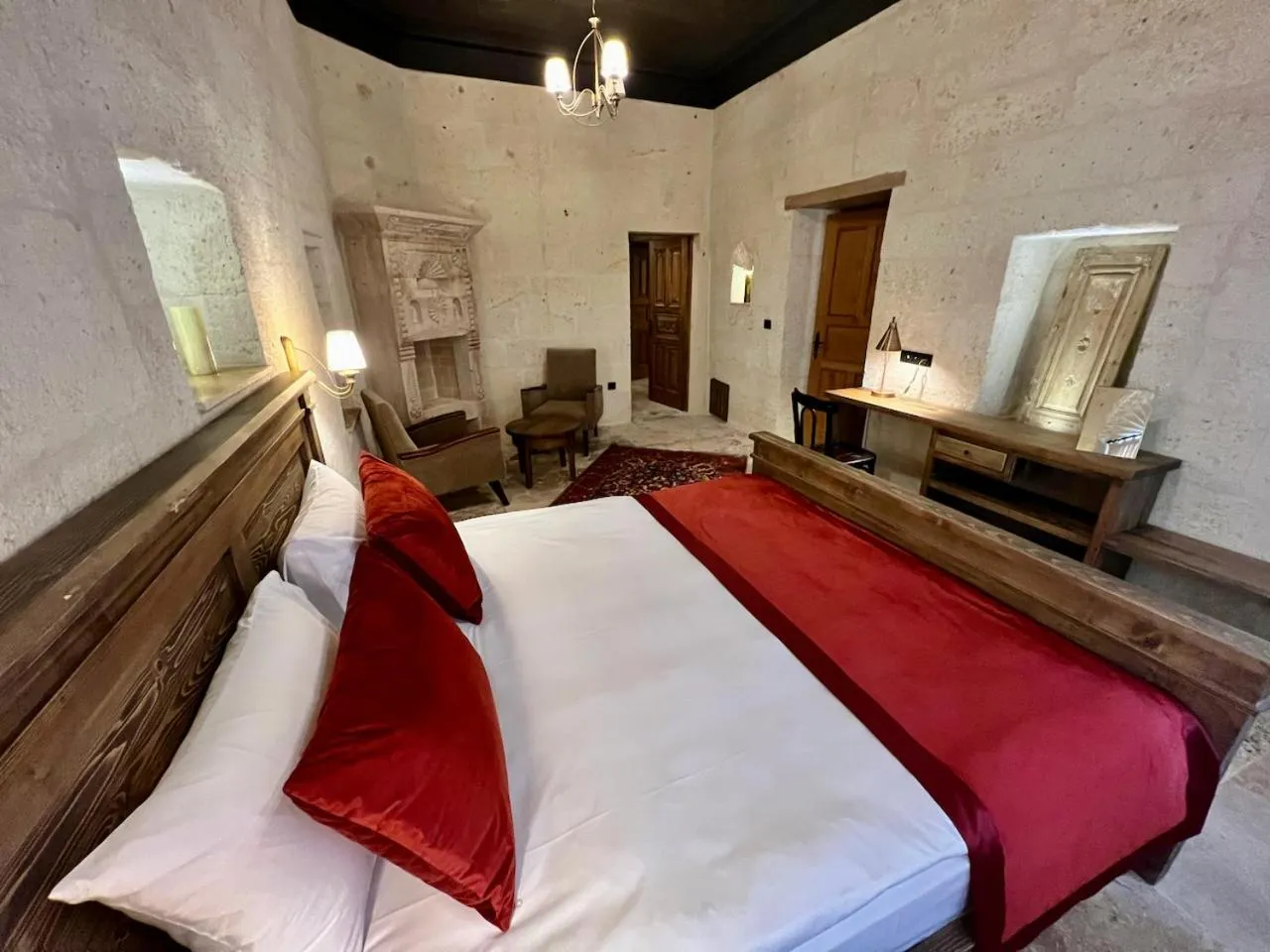 Bedroom, Bed in Sinasos Evleri