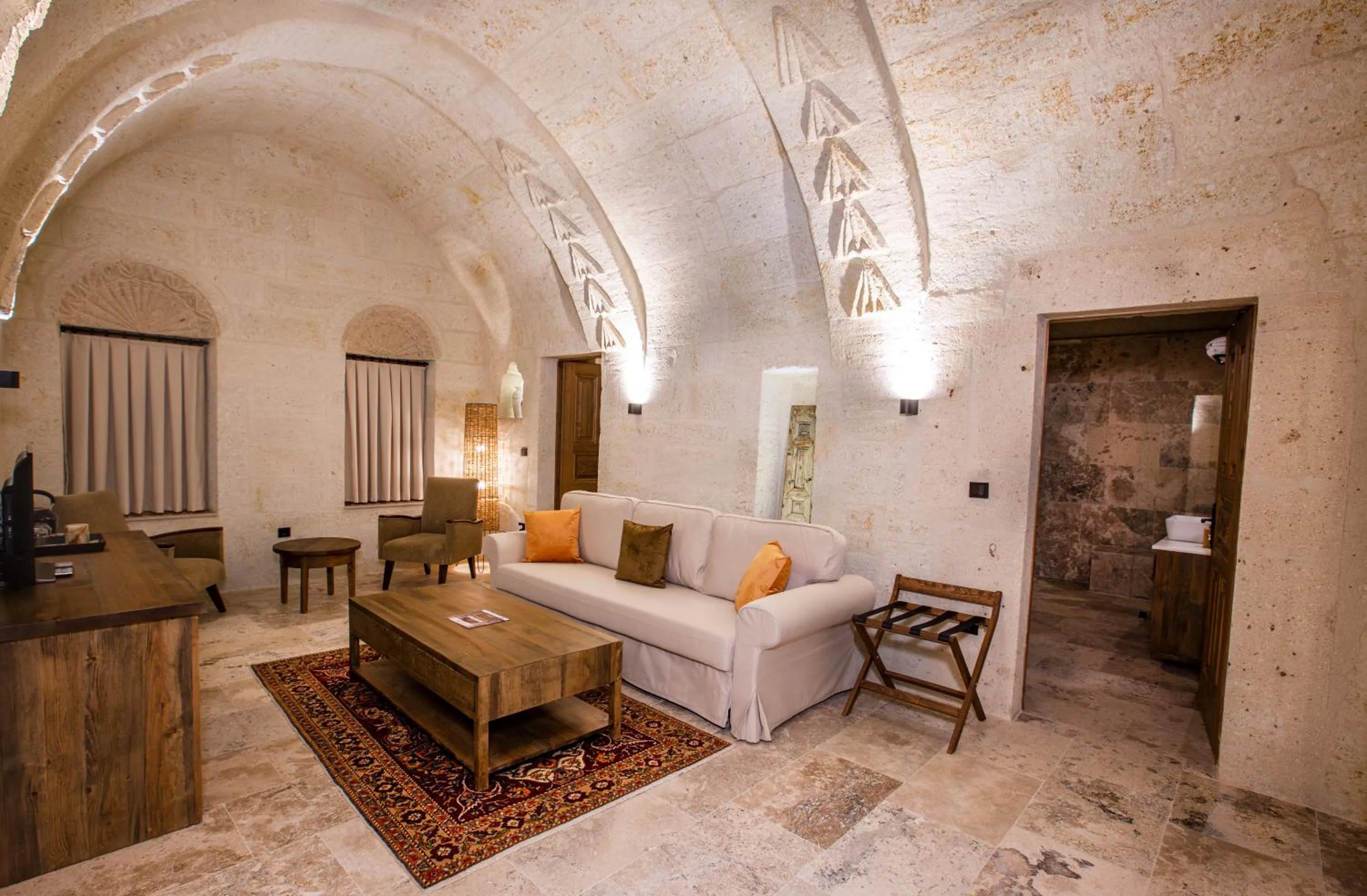 Living room in Sinasos Evleri